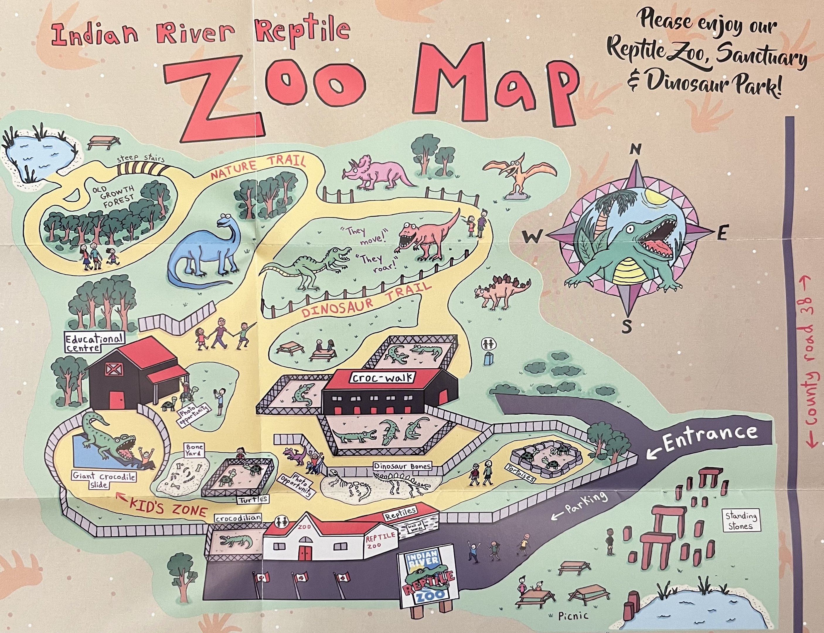 Zoo Map - undated