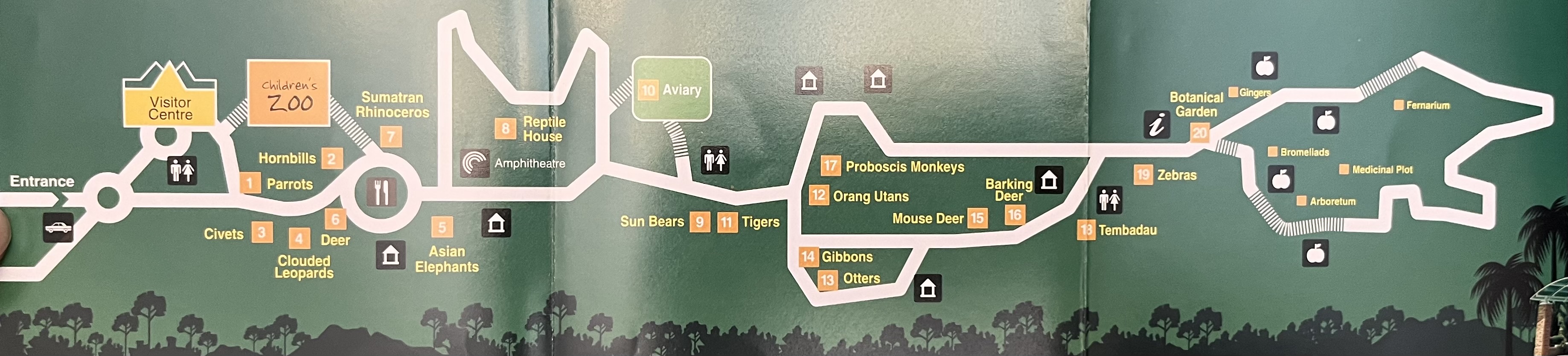 Zoo Map - undated