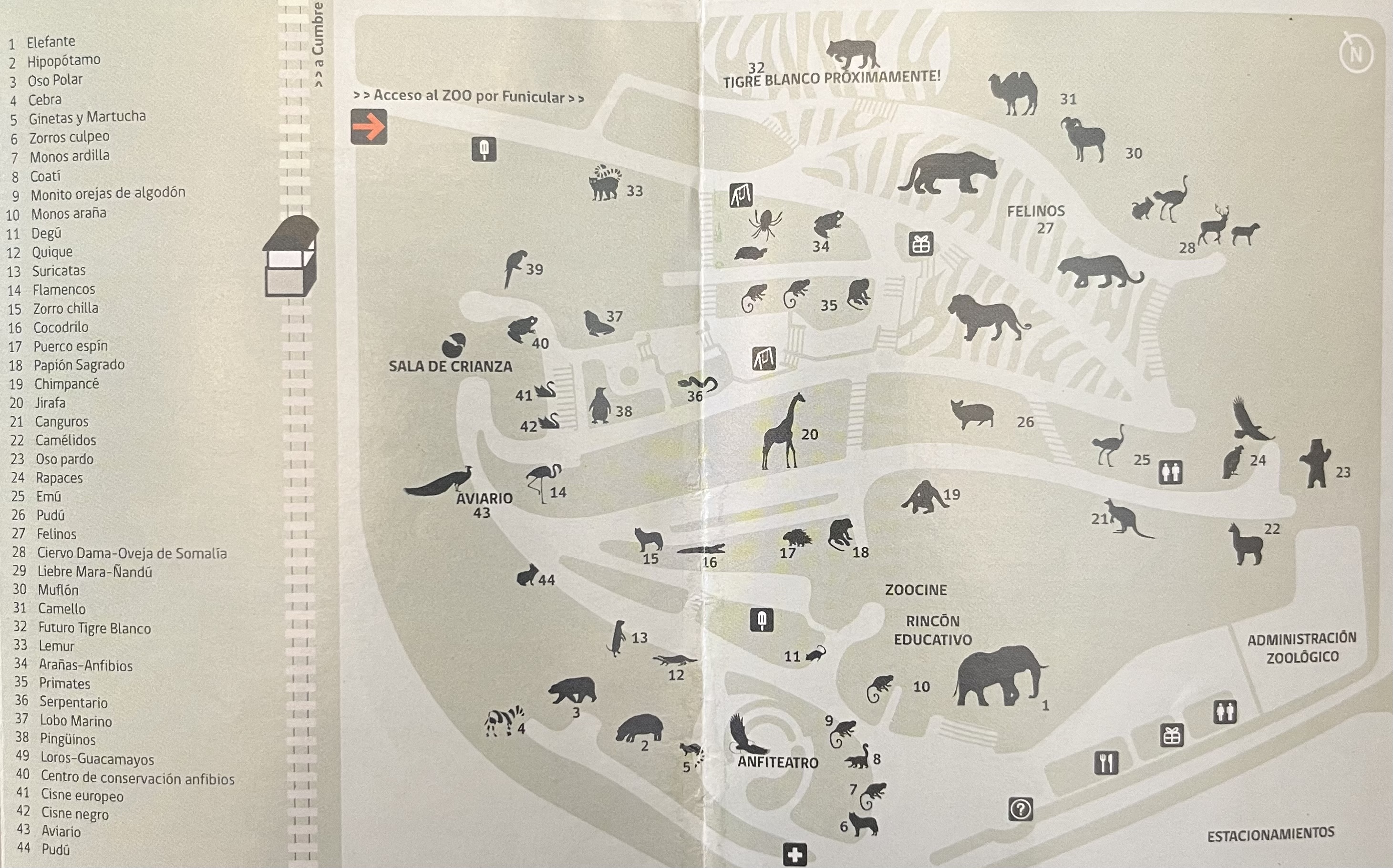 Zoo Map - undated