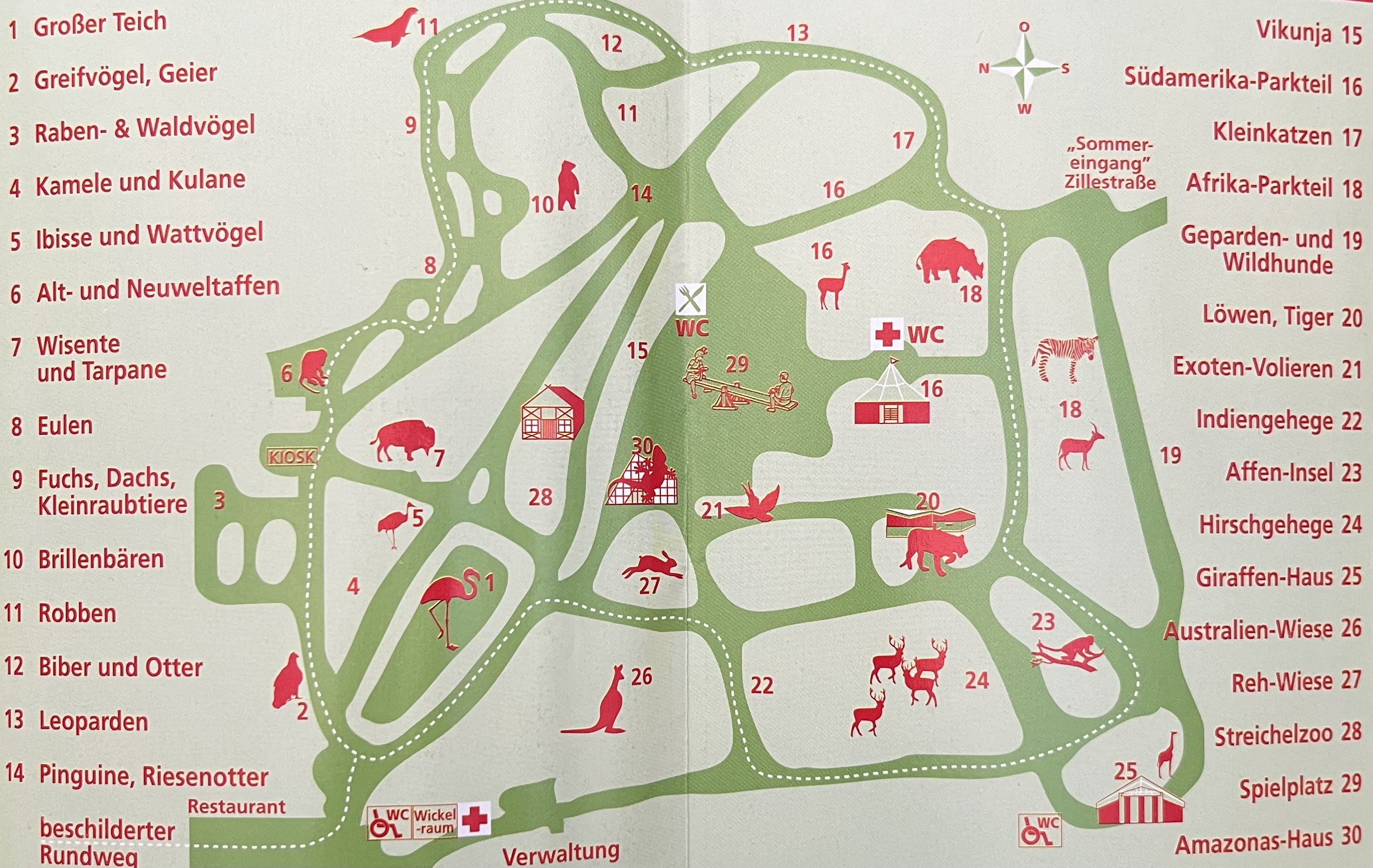 Zoo Map - undated
