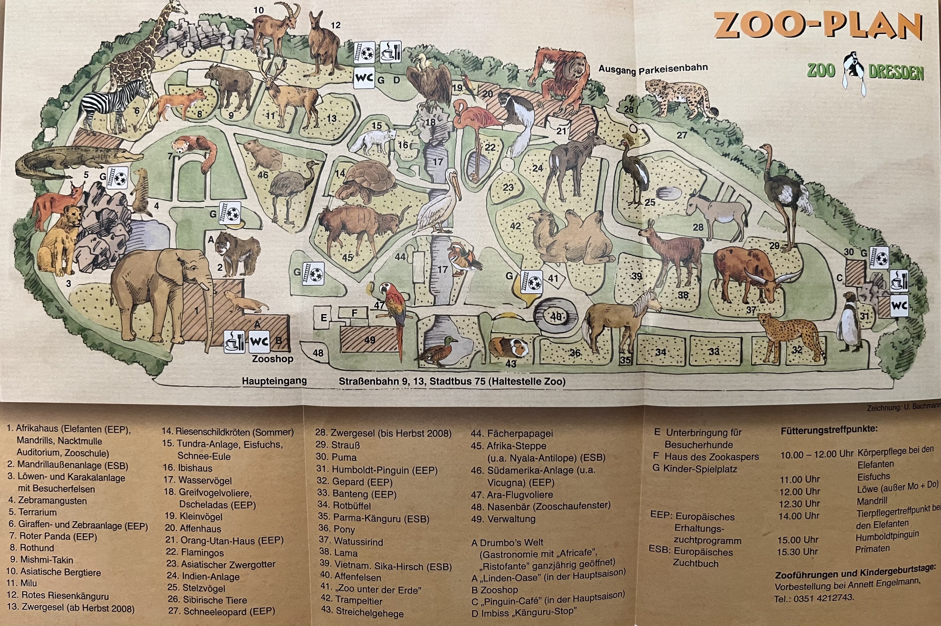 Zoo Map - undated