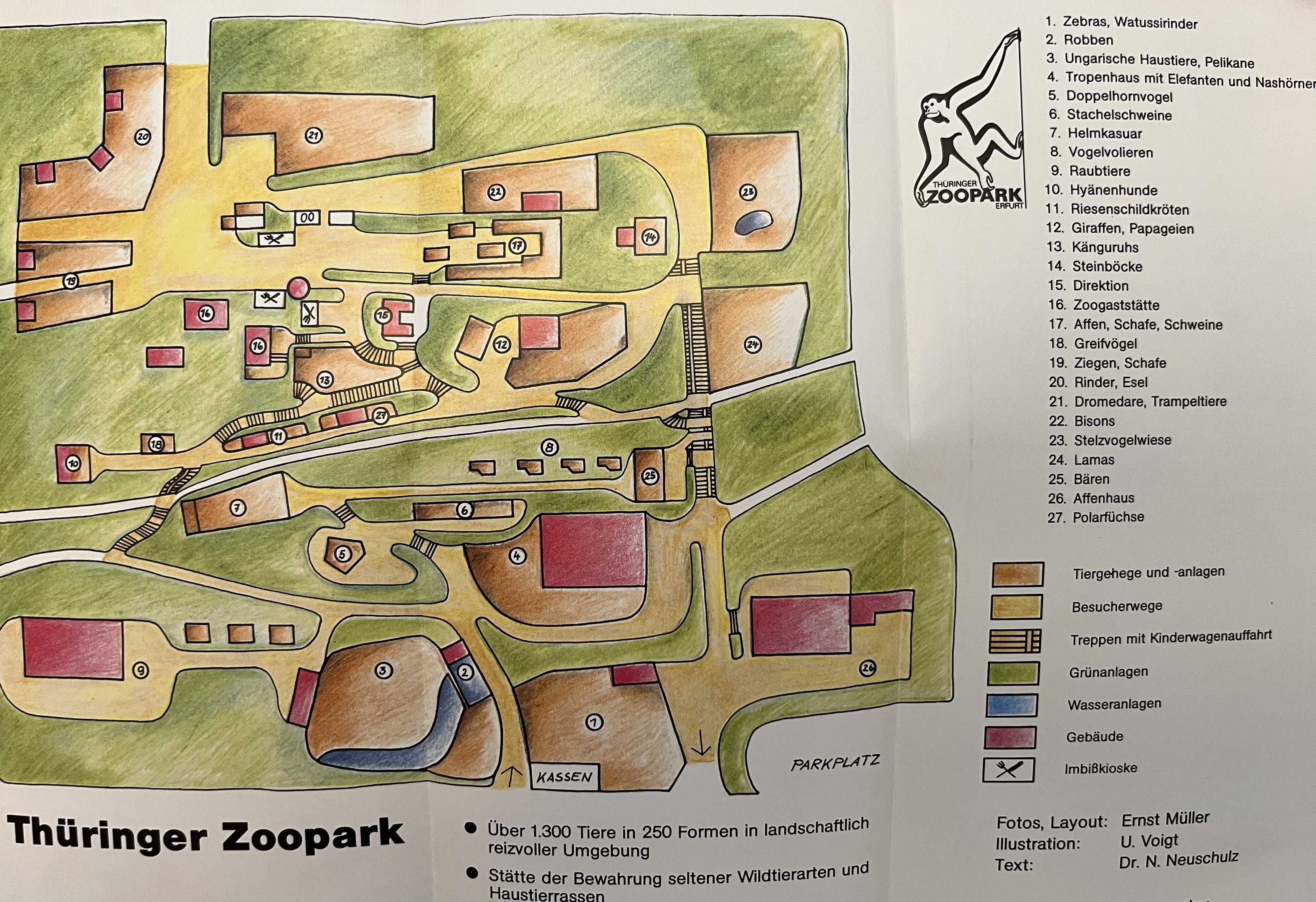 Zoo Map - undated