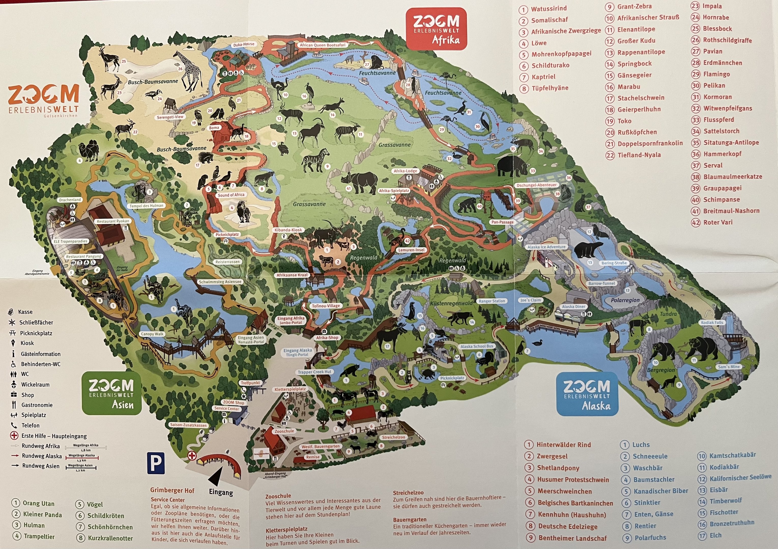 Zoo Map - undated