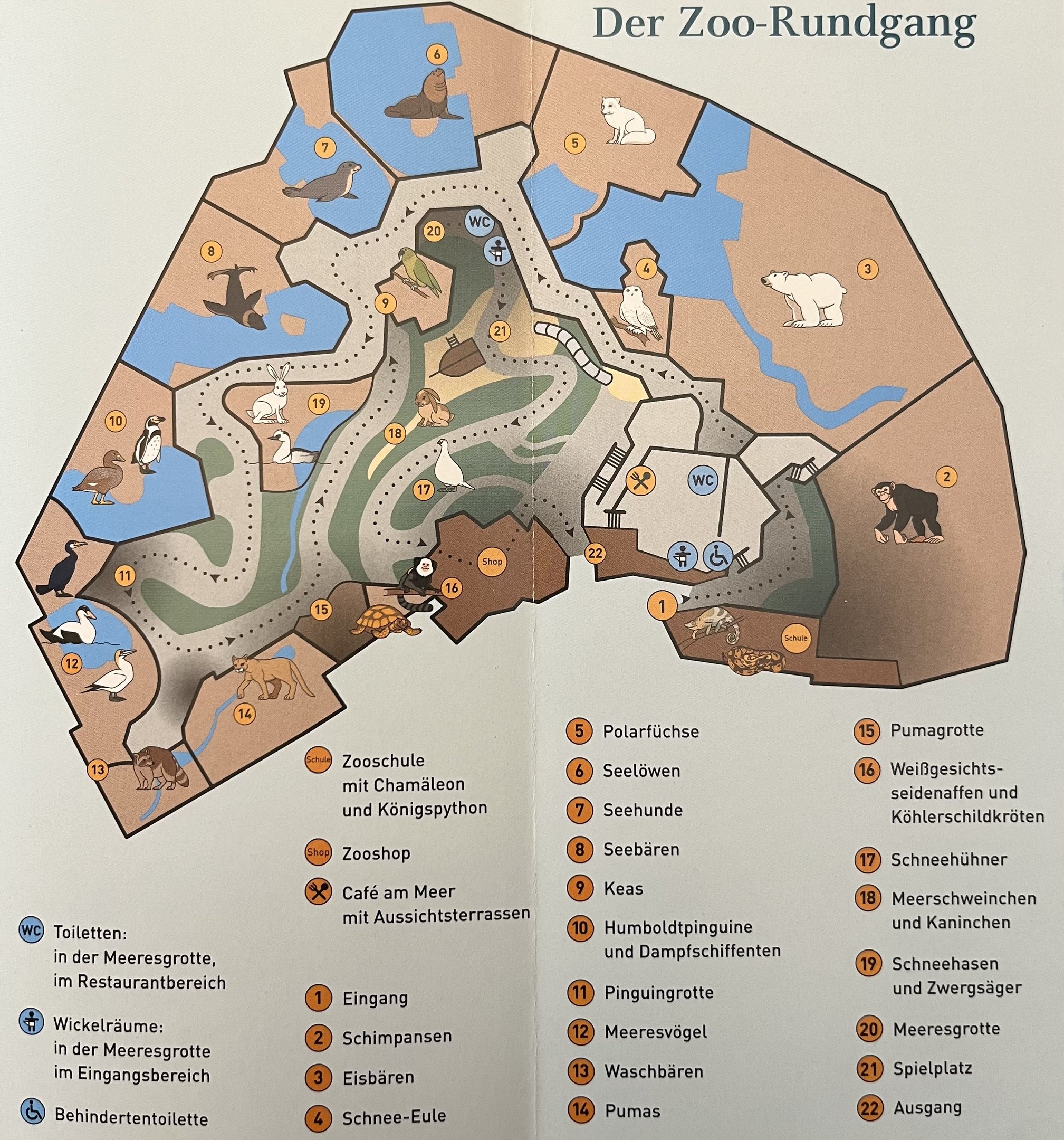 Zoo Map - undated