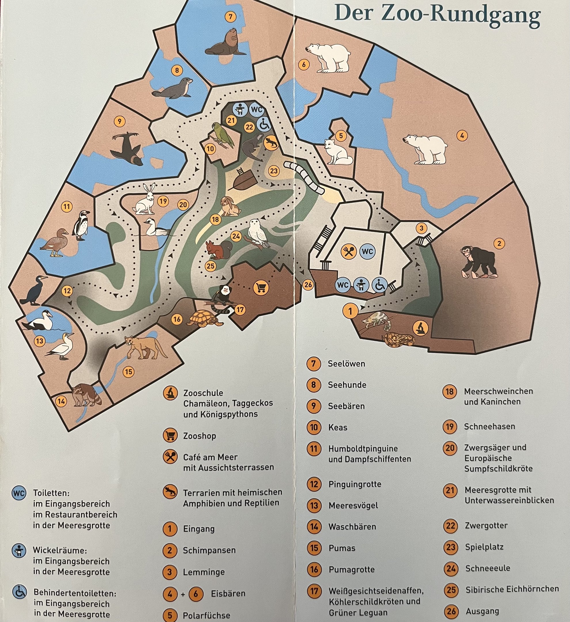 Zoo Map - undated