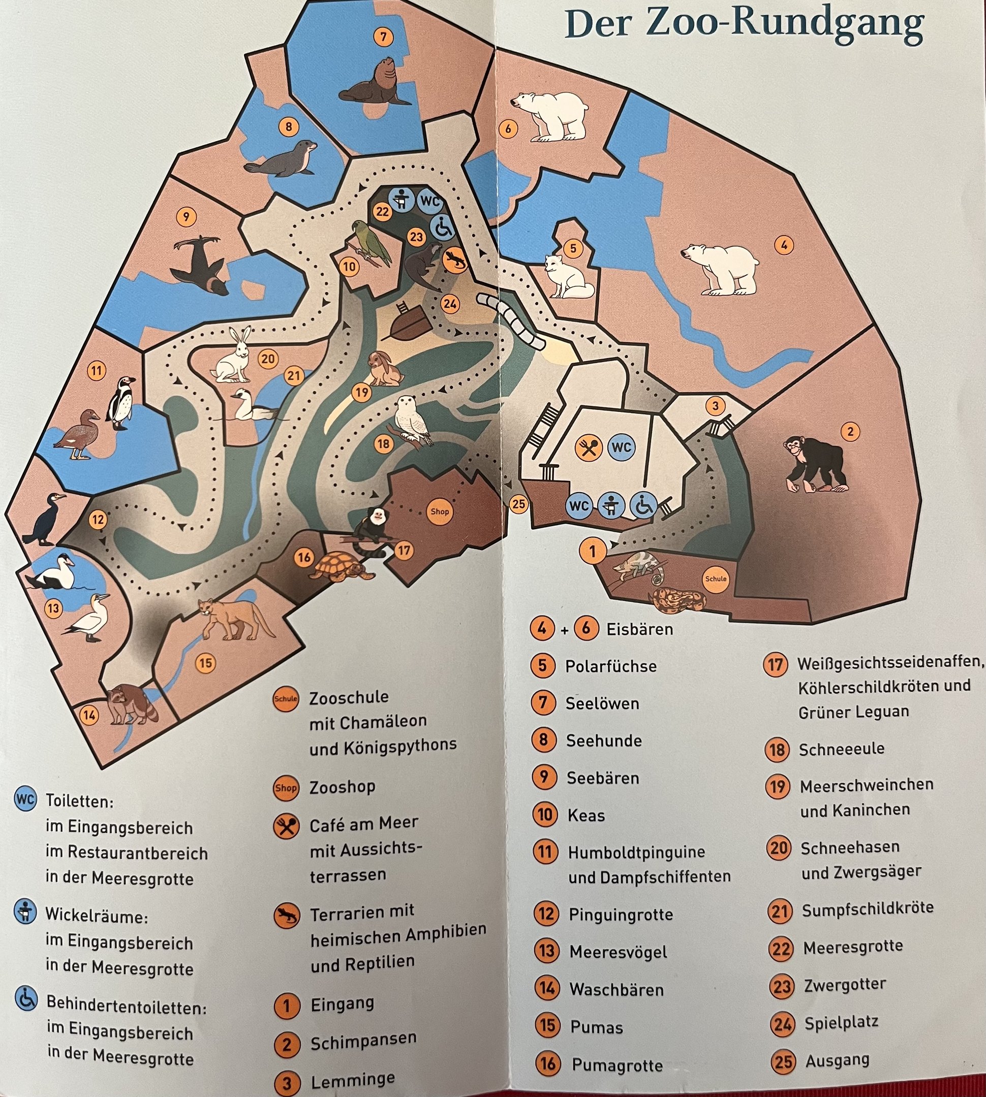 Zoo Map - undated
