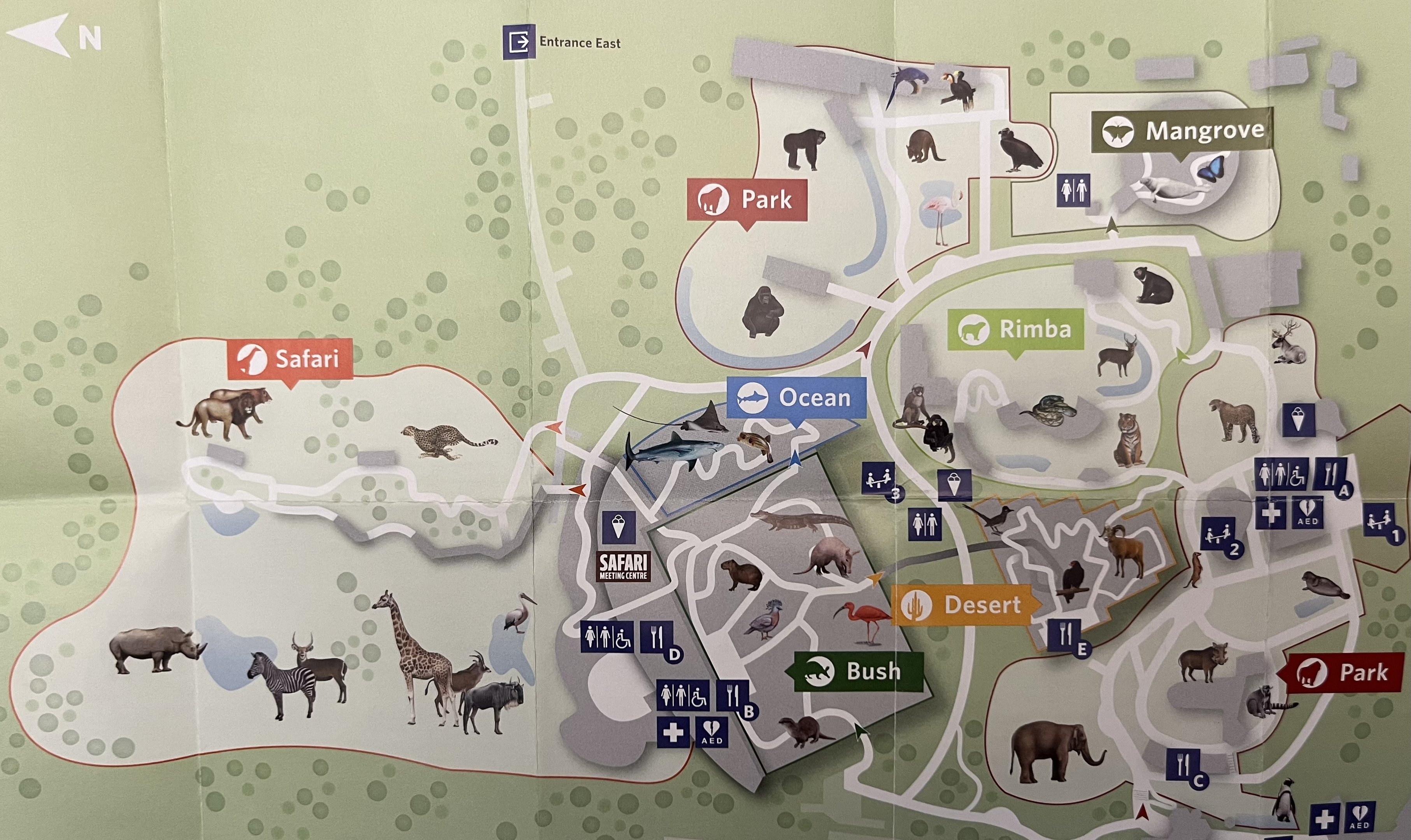 Zoo Map - undated