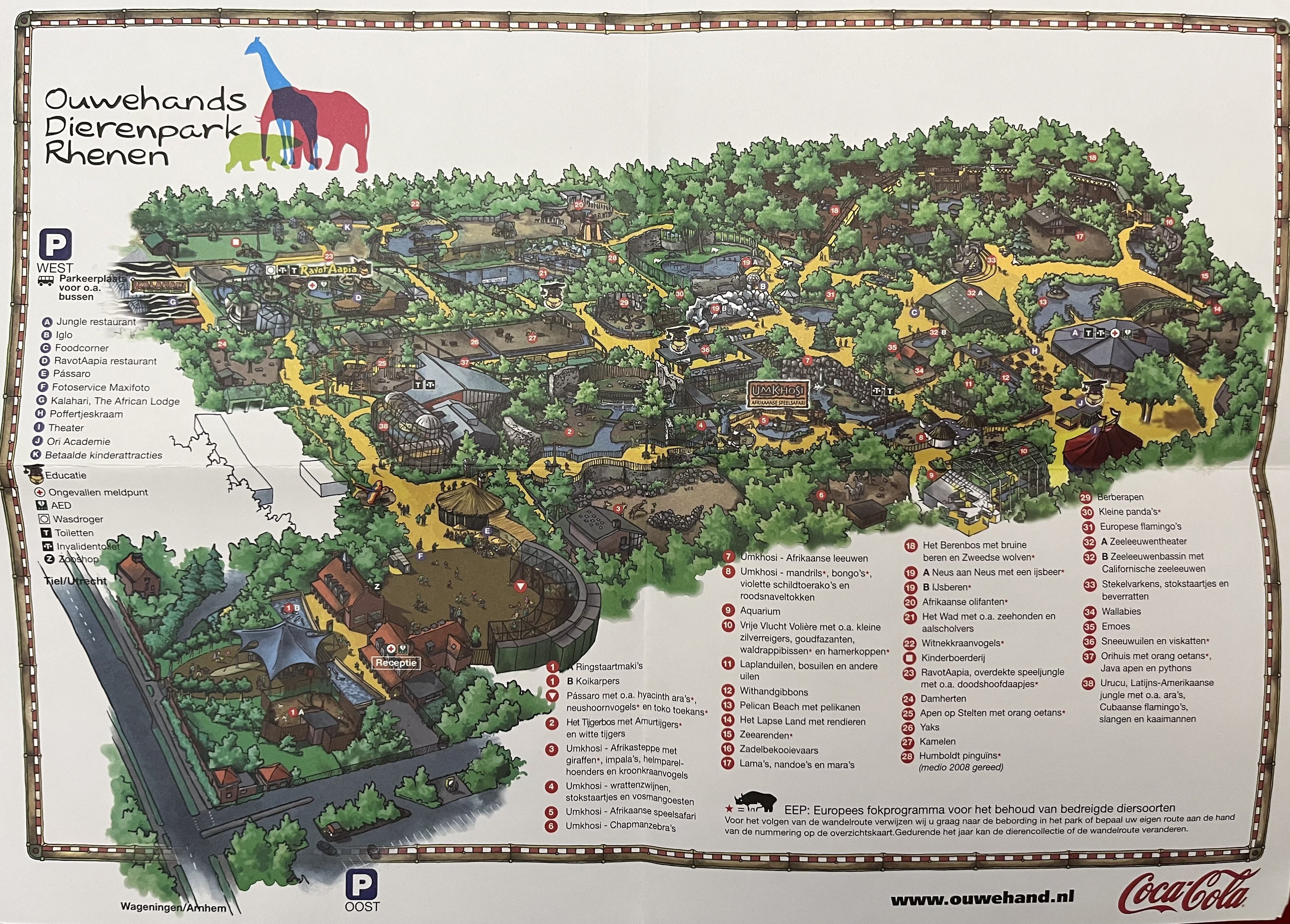 Zoo Map - undated