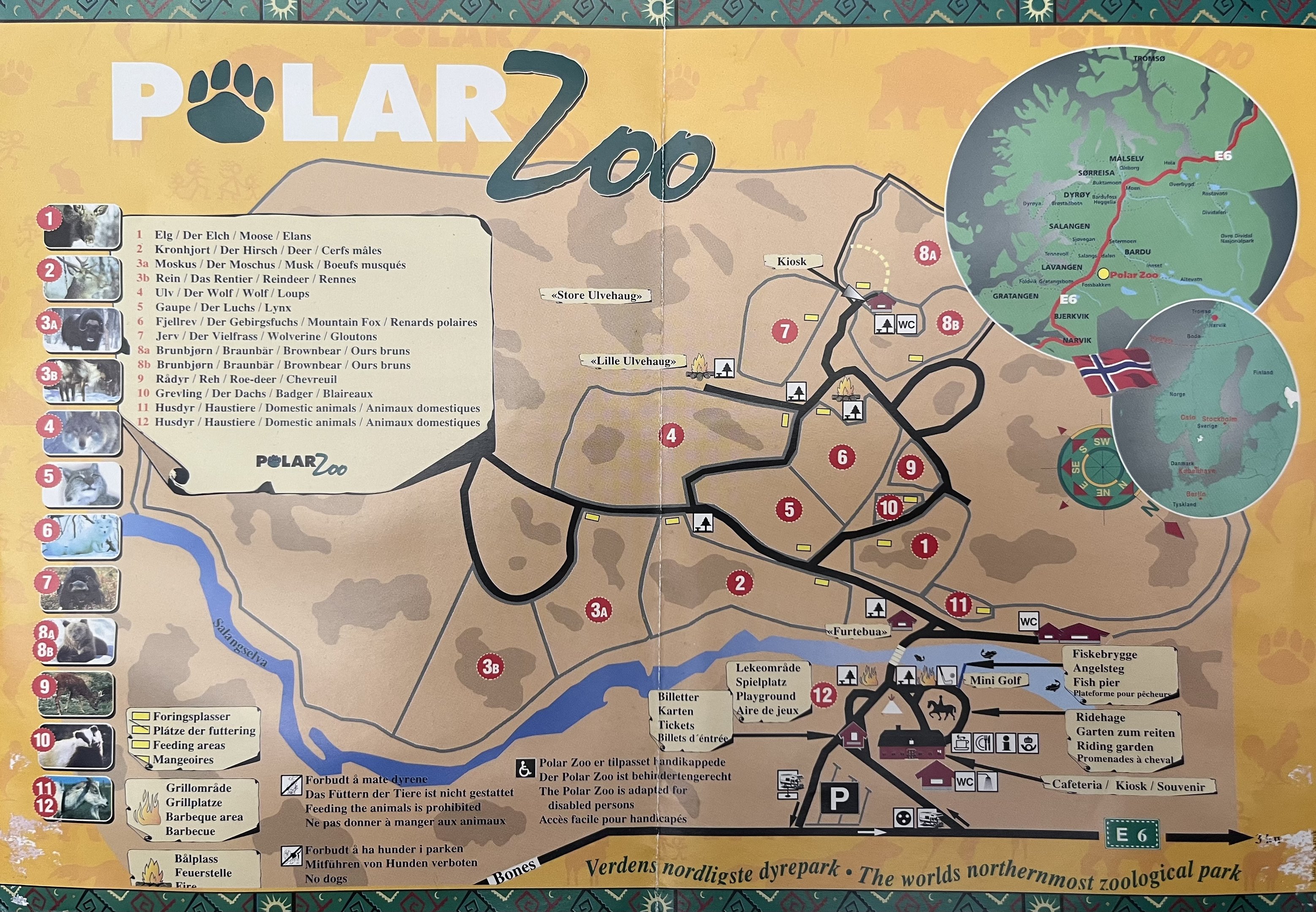 Zoo Map - undated