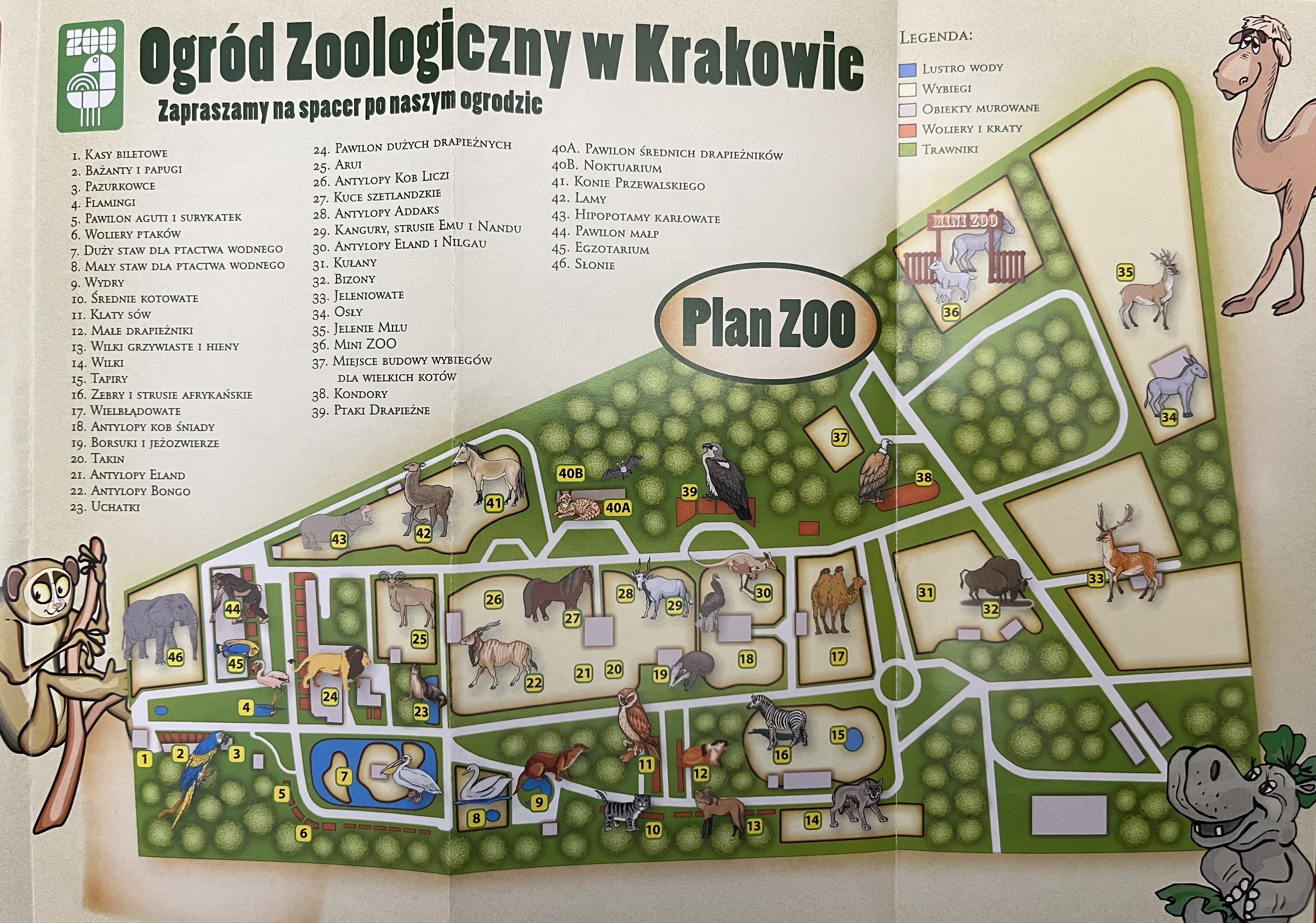 Zoo Map - undated