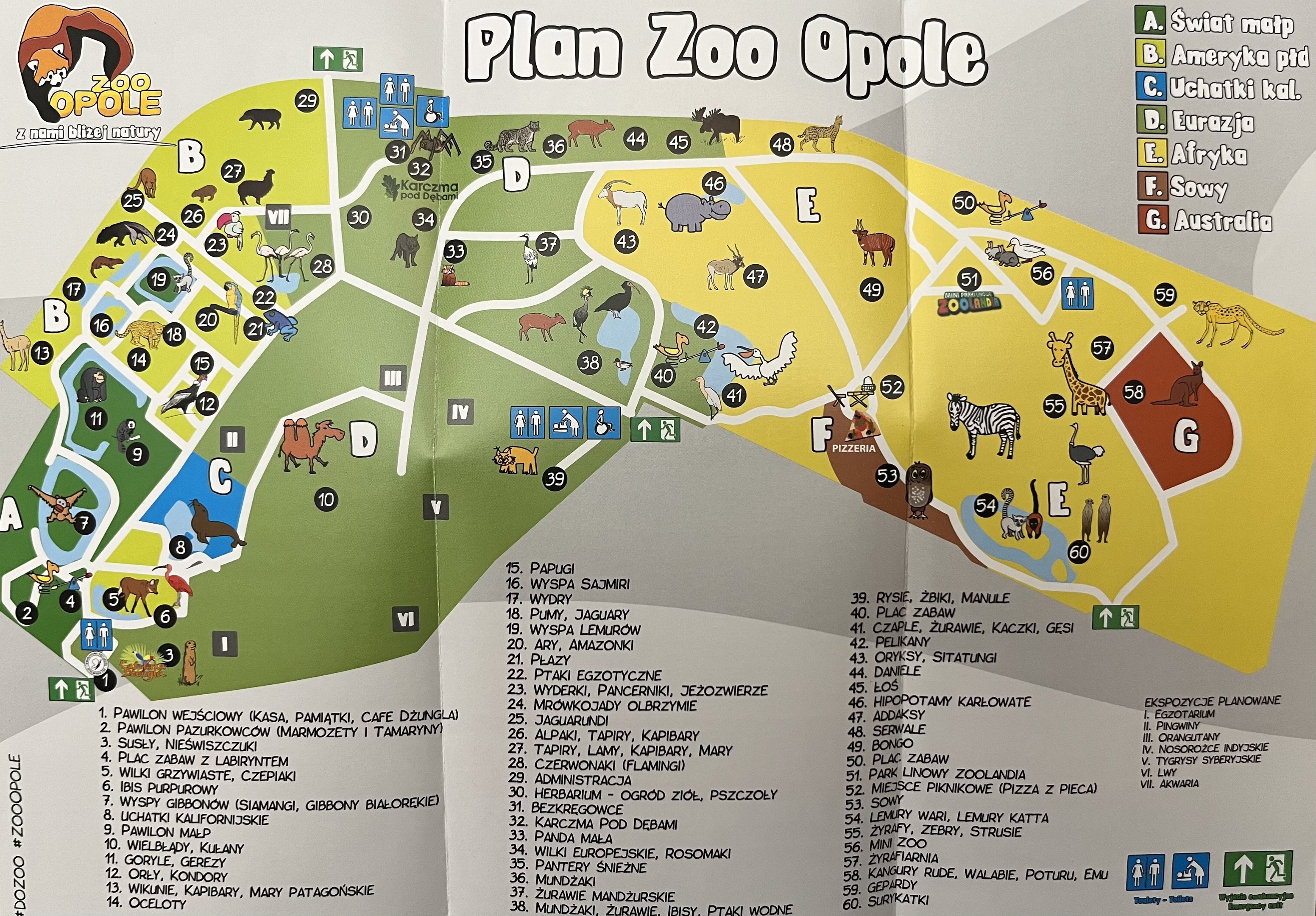 Zoo Map - undated