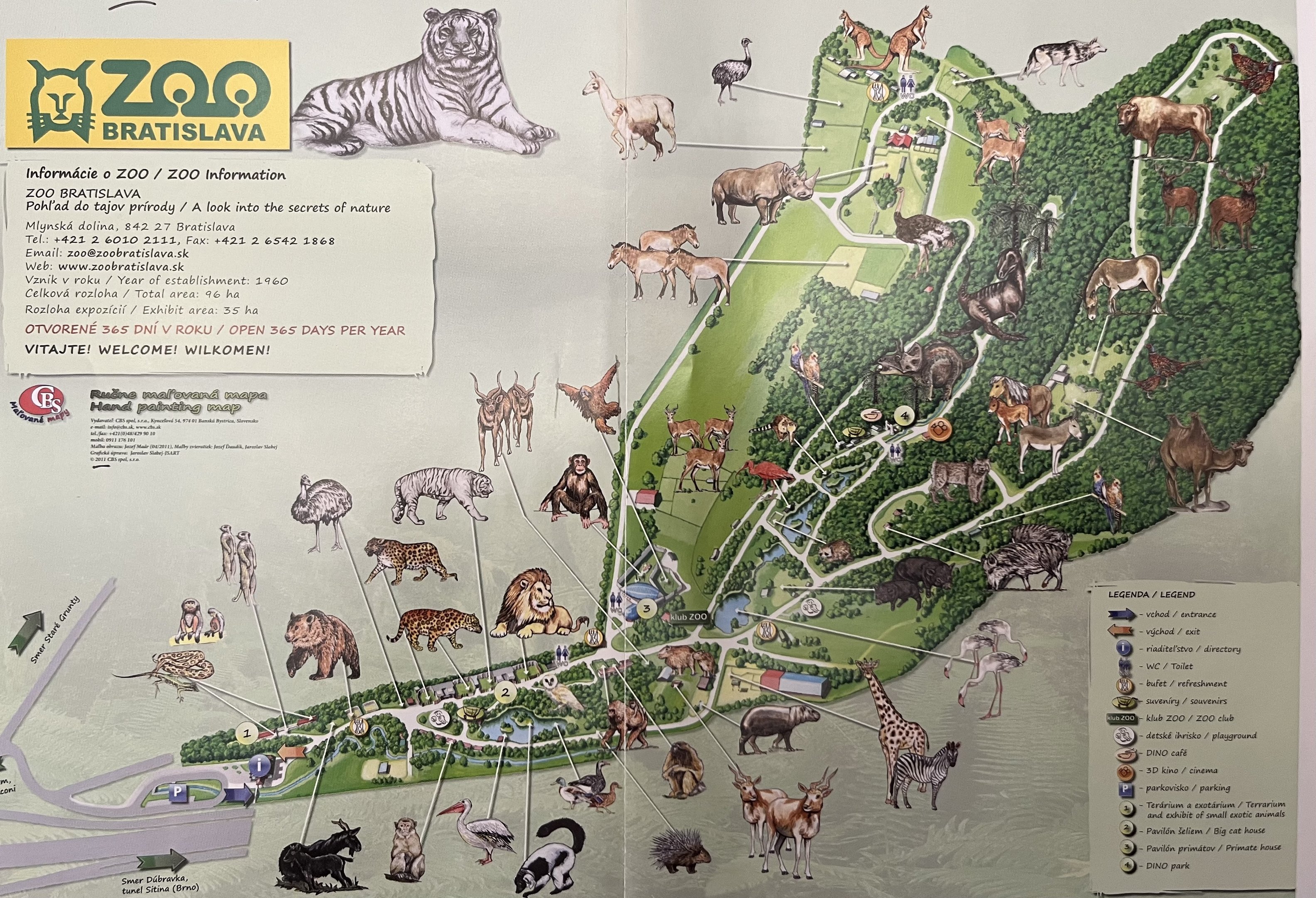 Zoo Map - undated