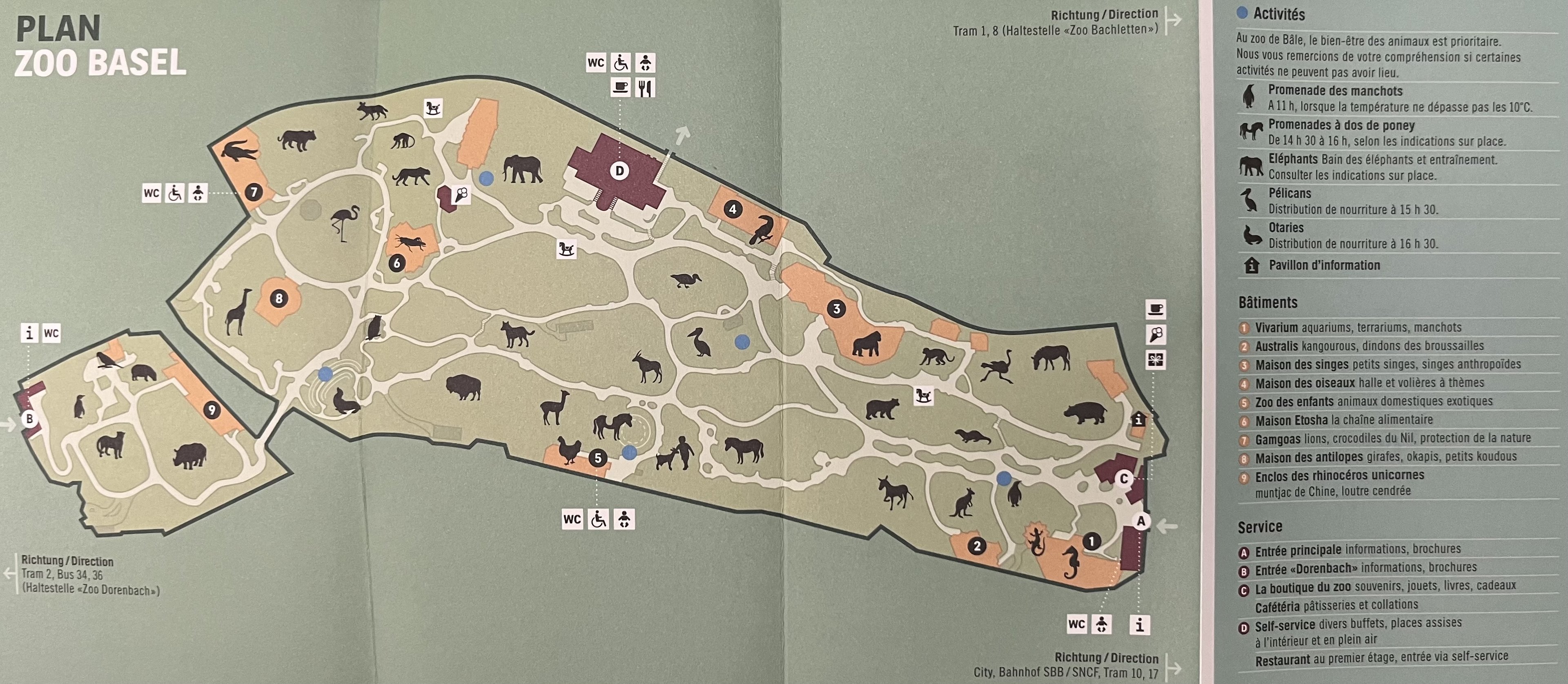 Zoo Map - undated