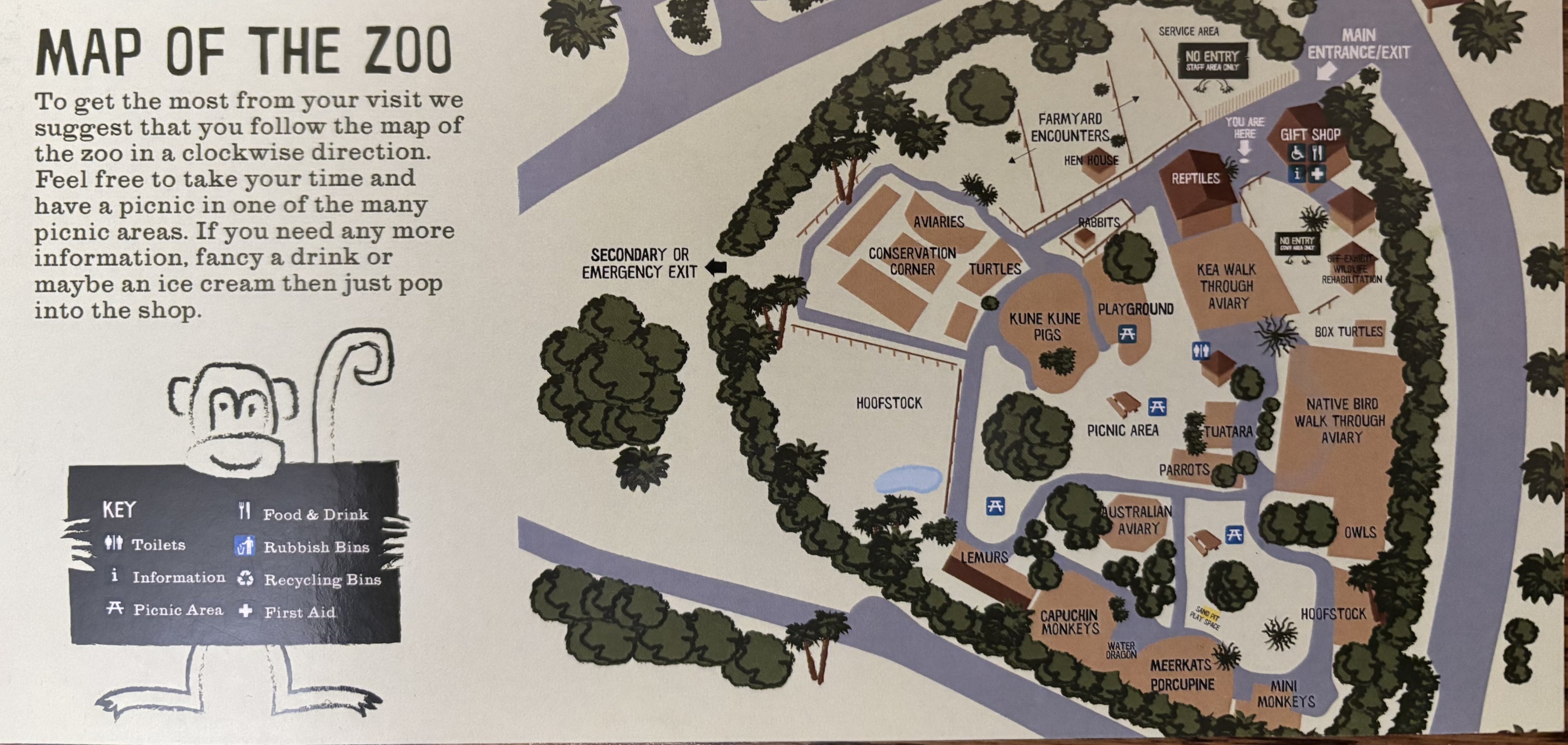 Zoo Map - undated