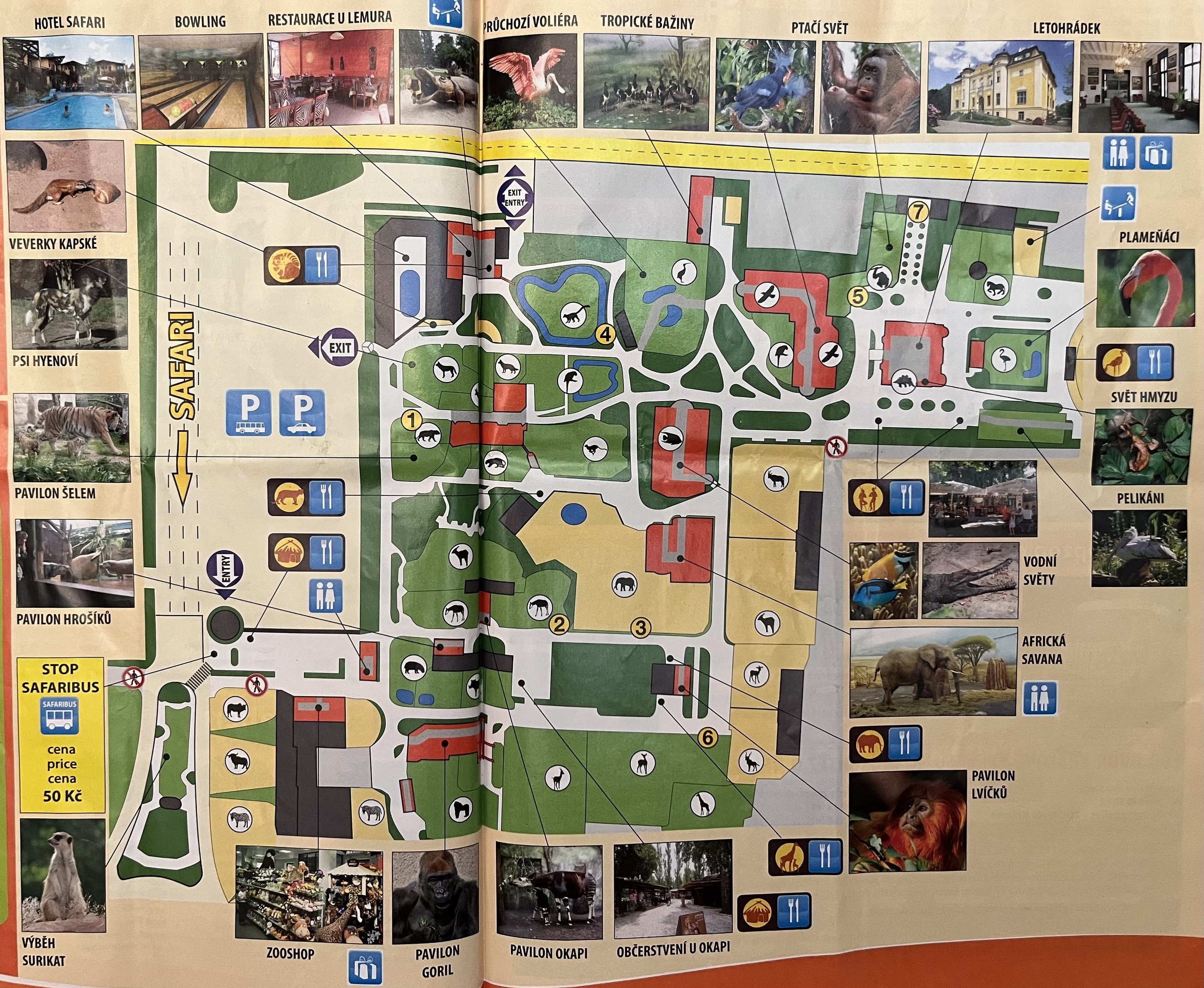 Zoo Map (Walking Area) - 2012
