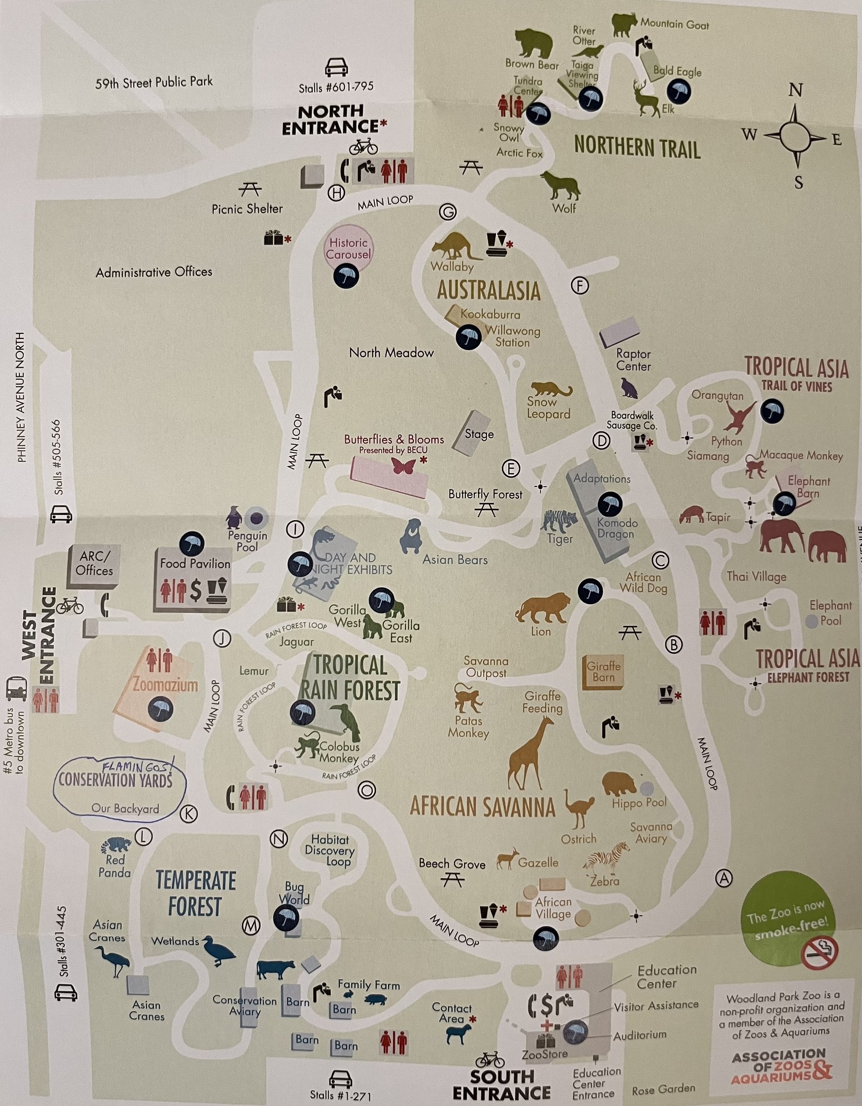 Zoo Map - Winter 2007