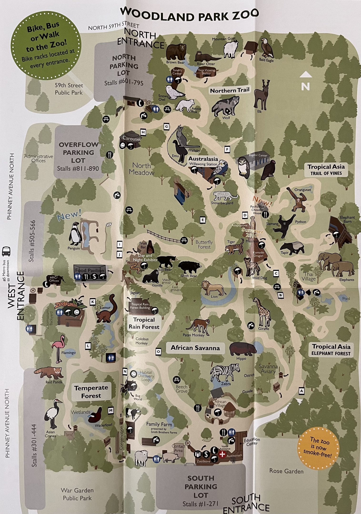 Zoo Map - Winter 2009
