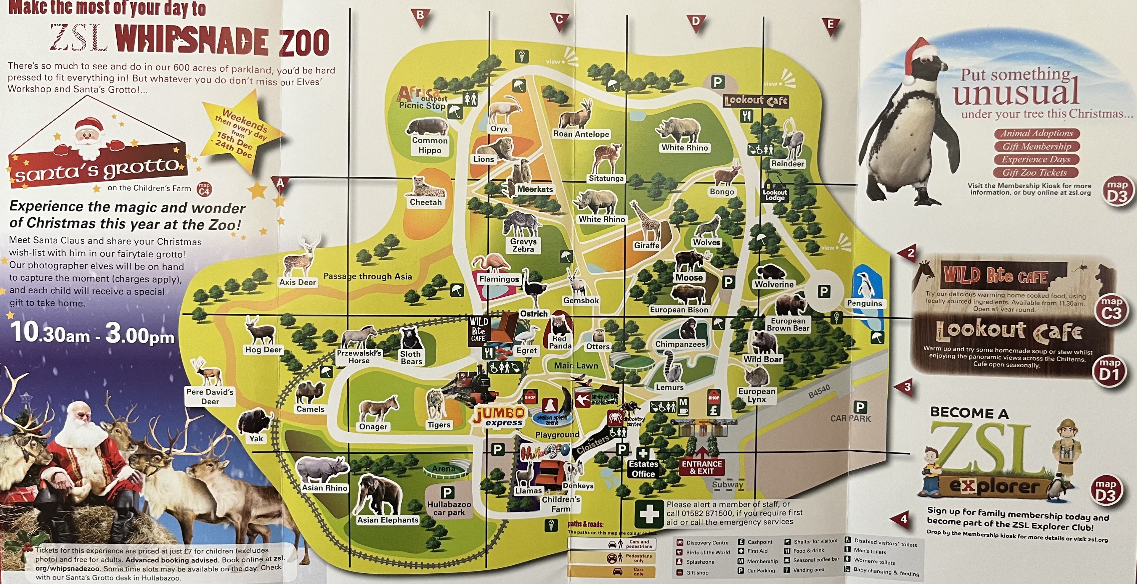 Zoo Map - Winter 2012