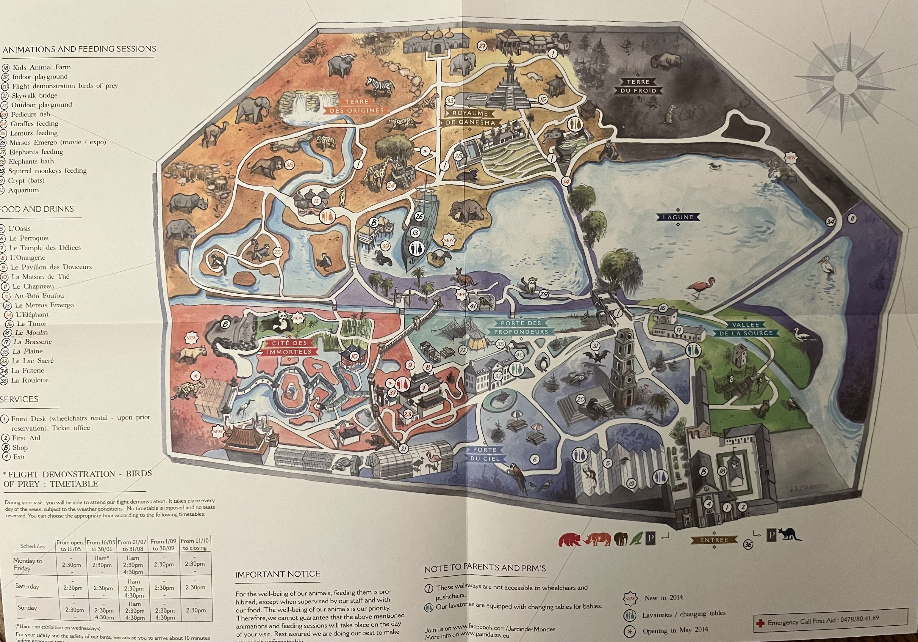 Zoo Map - Winter 2014