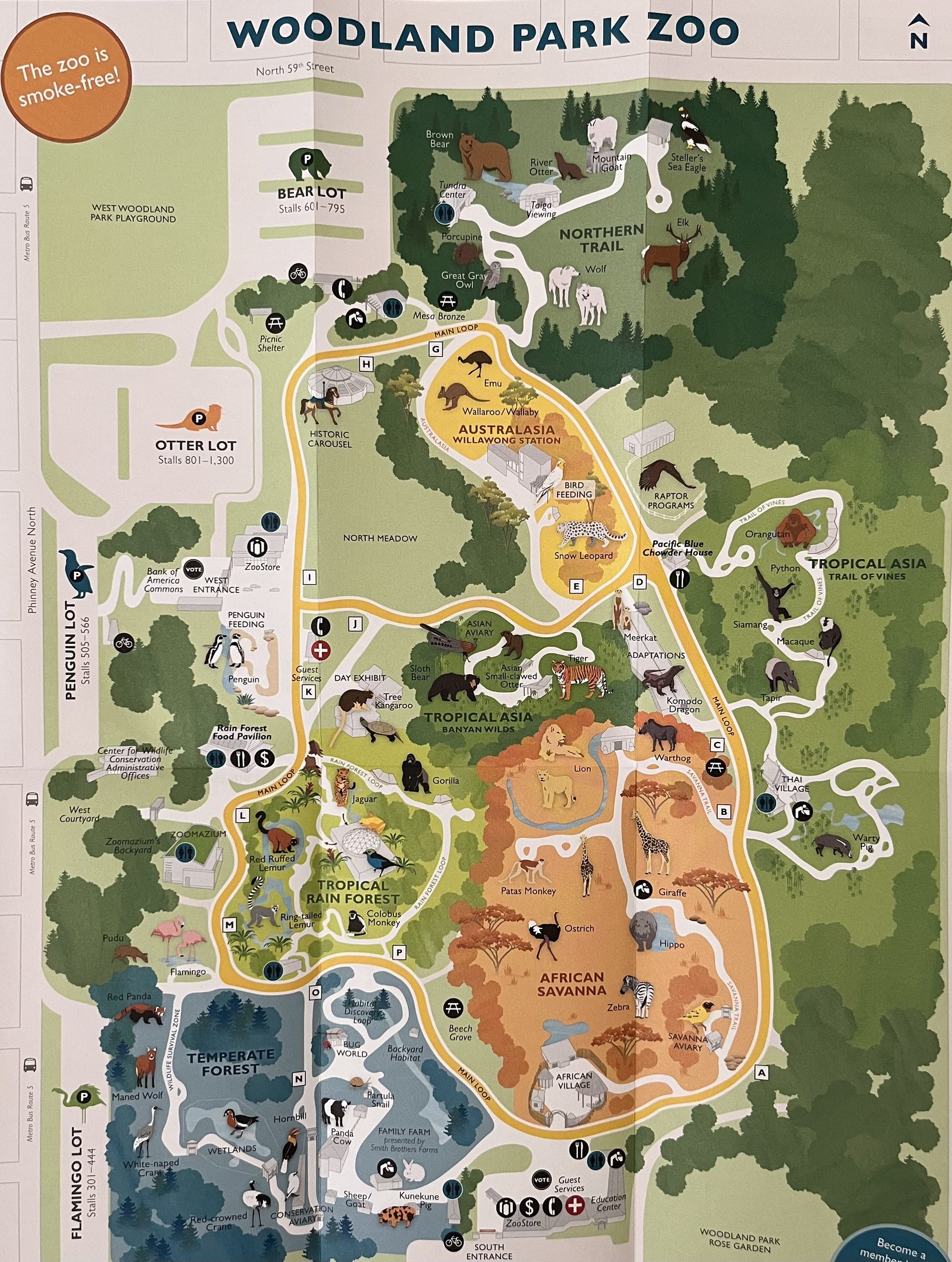 Zoo Map - Winter 2015