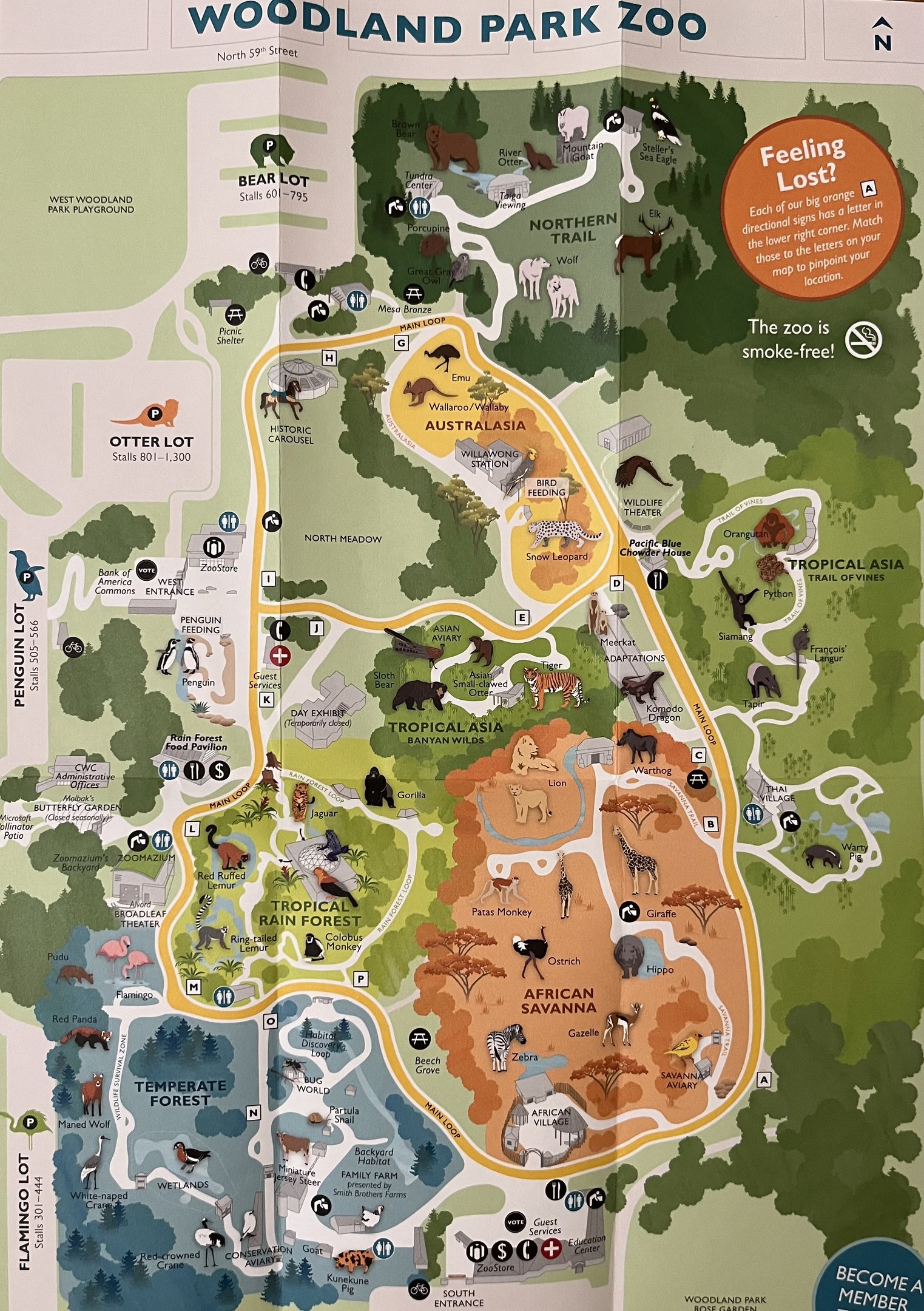 Zoo Map - Winter 2017