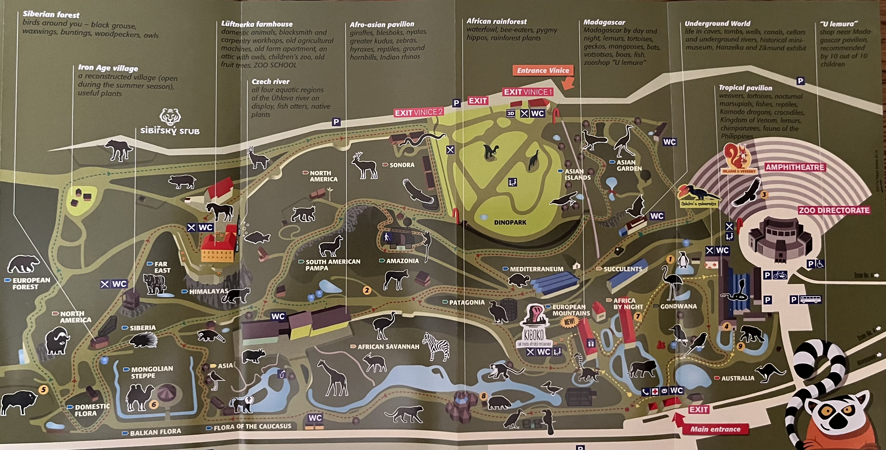 Zoo Map - Winter 2017