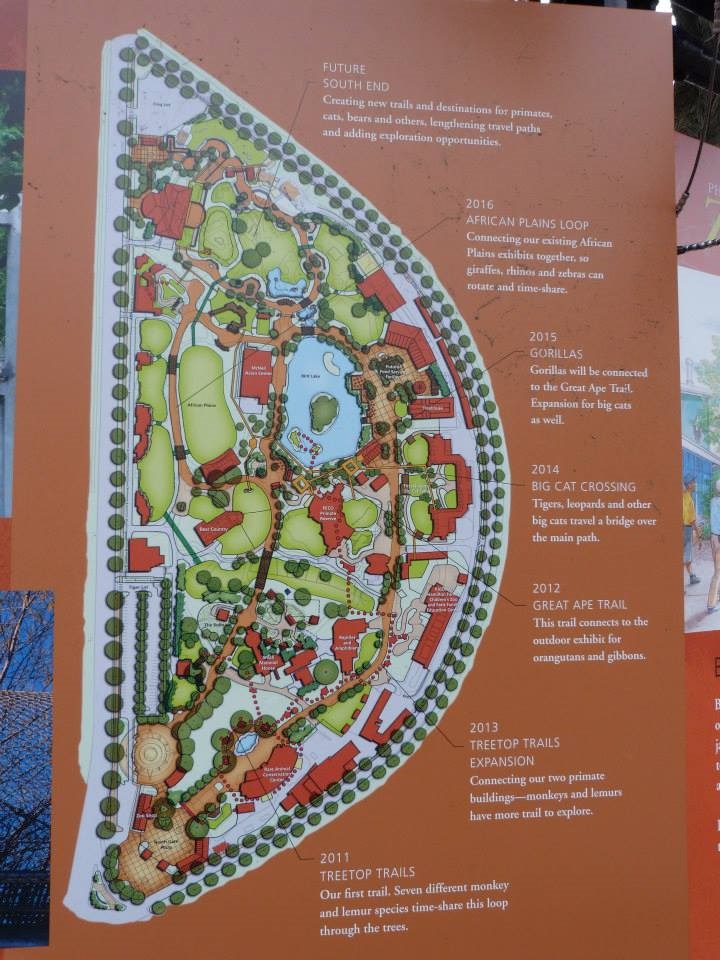 Zoo Map with Zoo 360 Trails