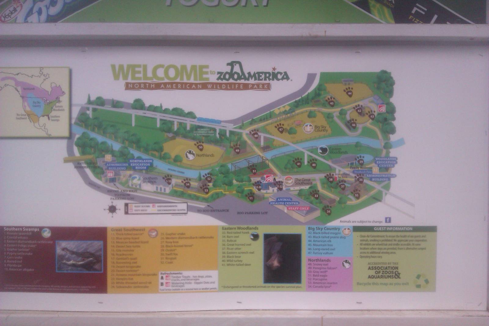 zoo map