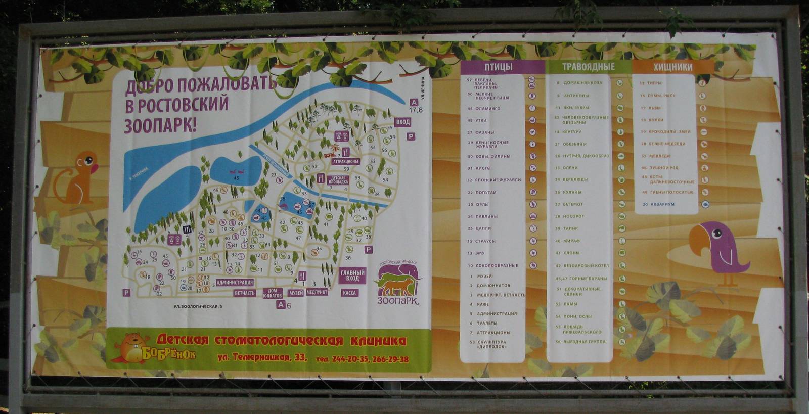 Zoo map