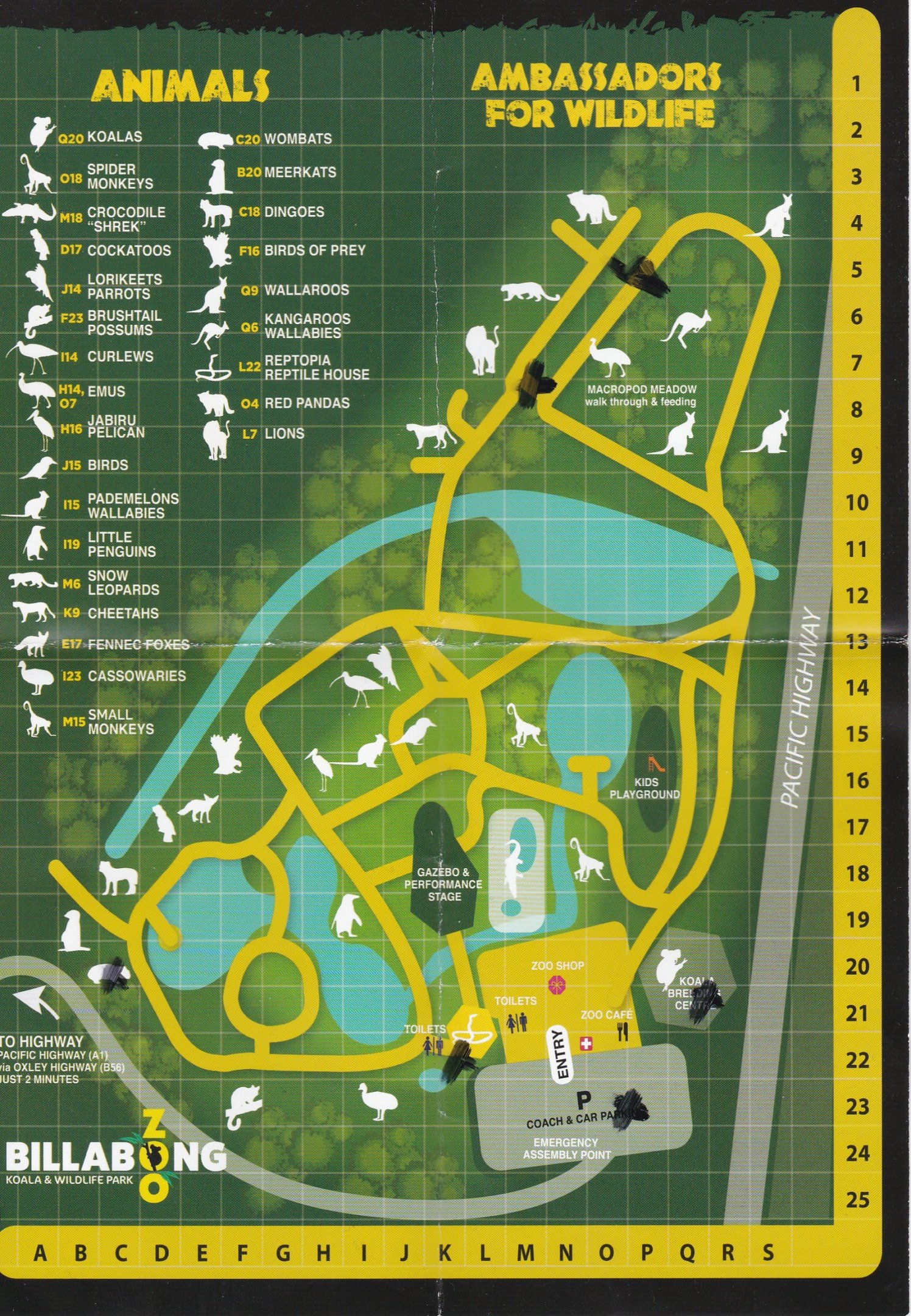 Zoo map