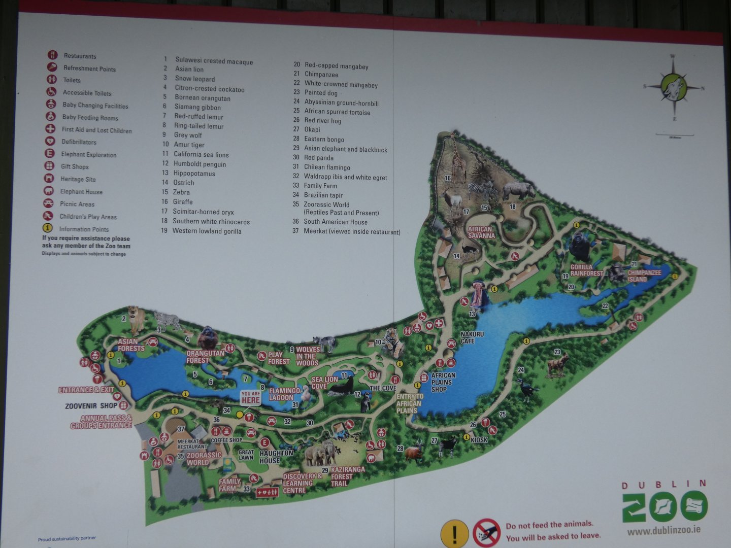 Zoo map