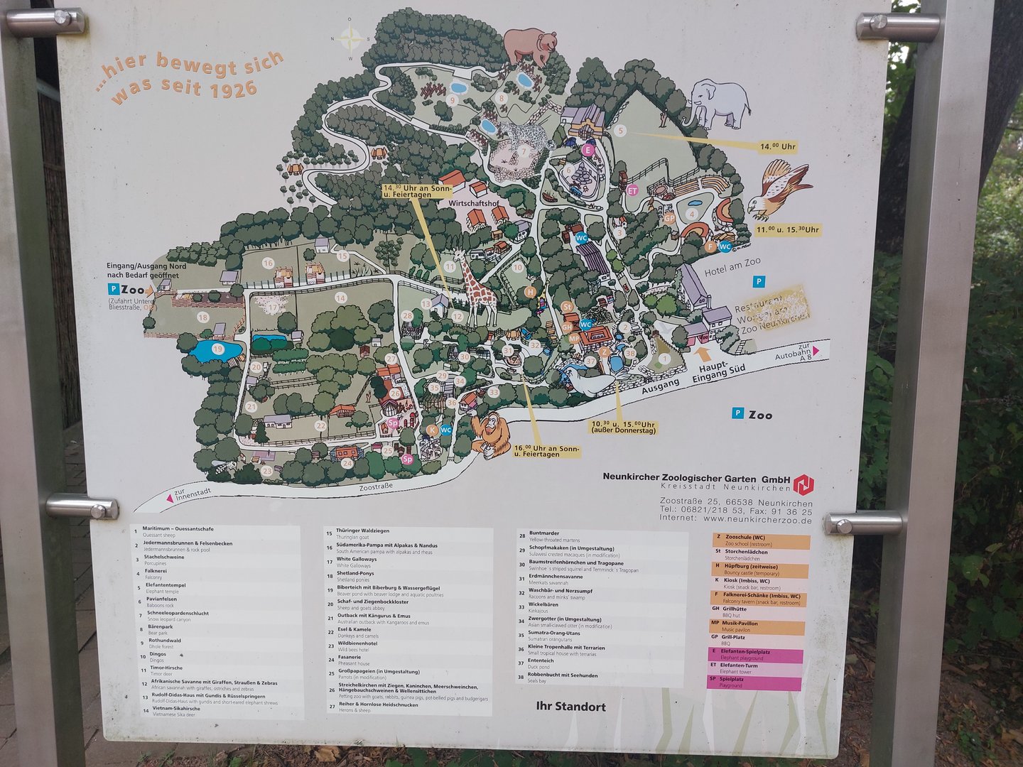 Zoo map