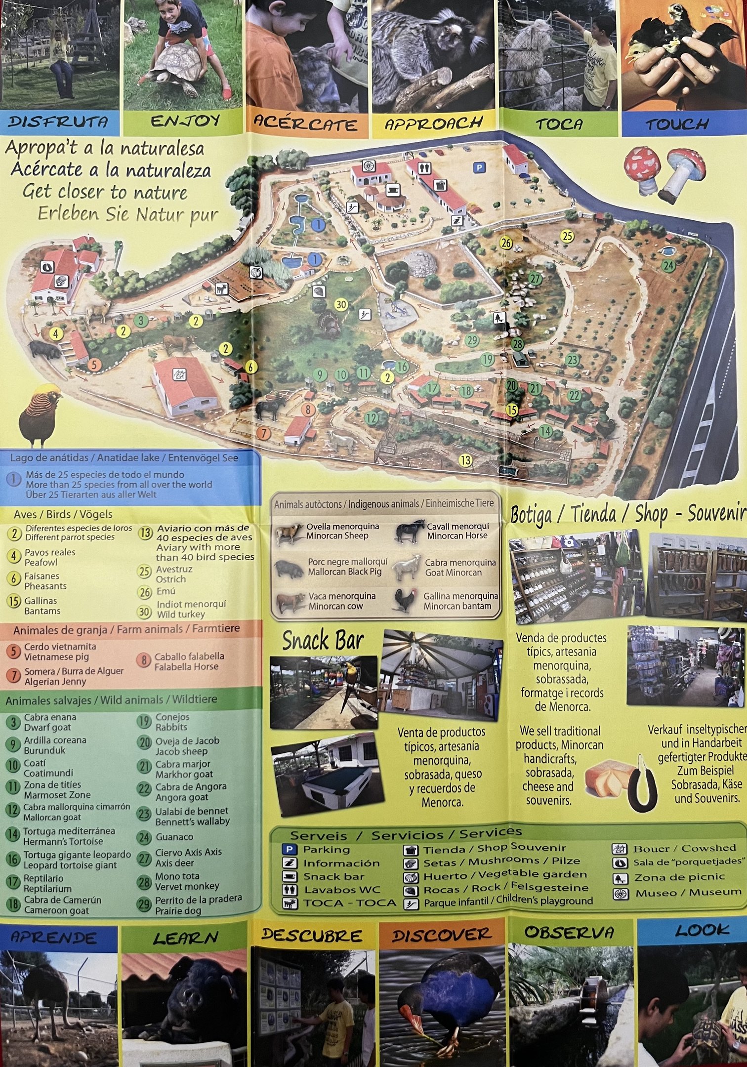 Zoo Menorca Map - undated