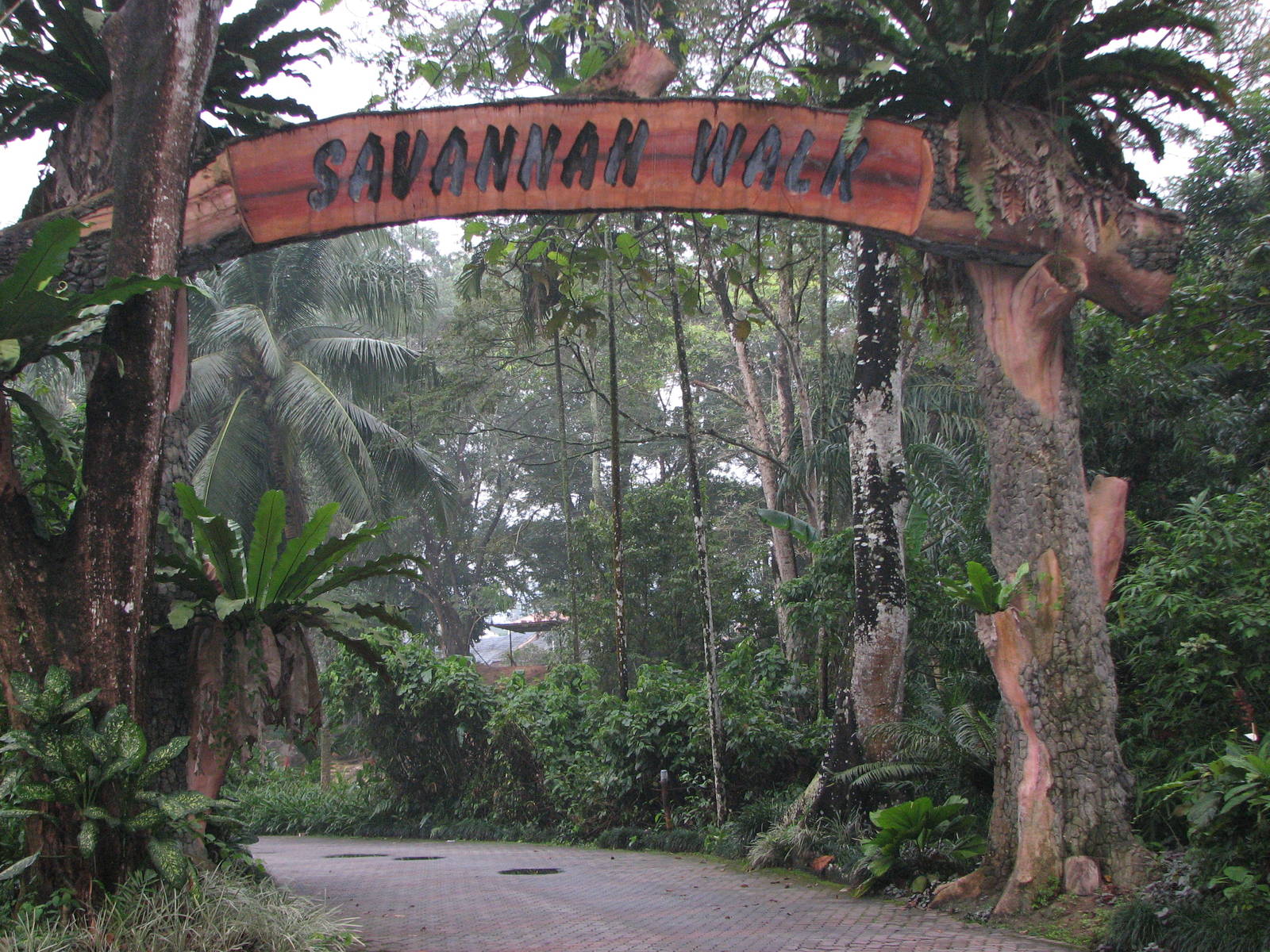 Zoo Negara Malaysia - Entrance to the Savannah Walk