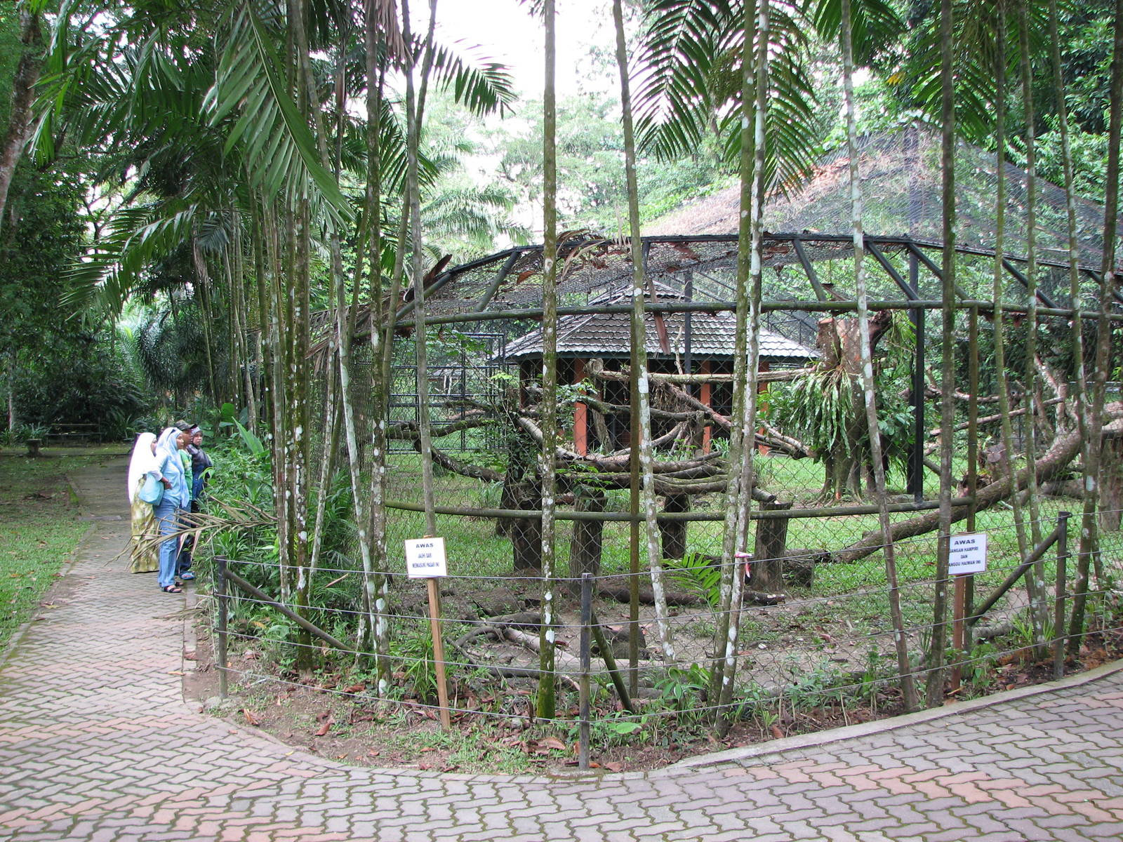 Zoo Negara Malaysia - Indian Leopard enclosure