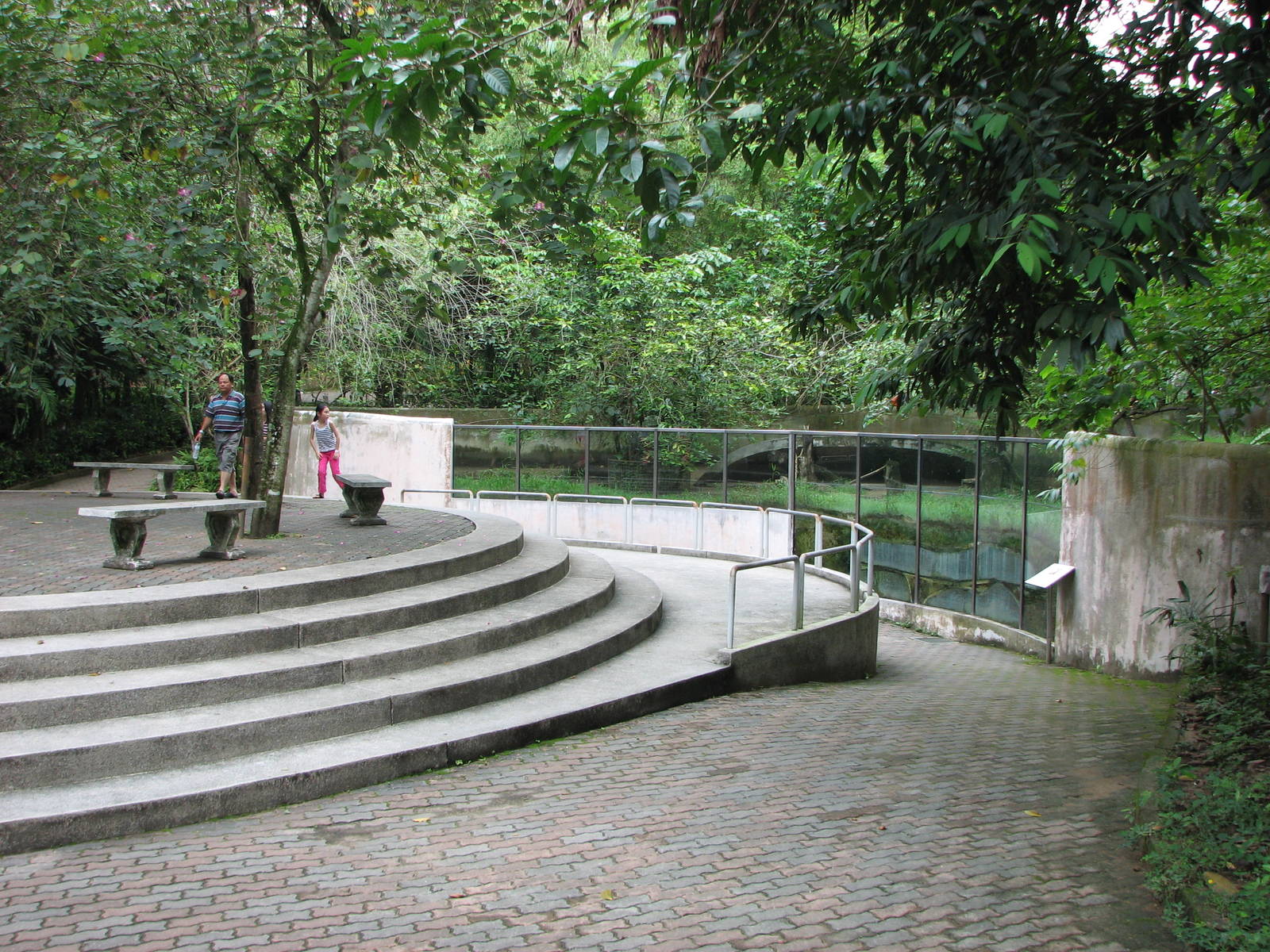 Zoo Negara Malaysia - Semi-circular small mammal row connected to the Small