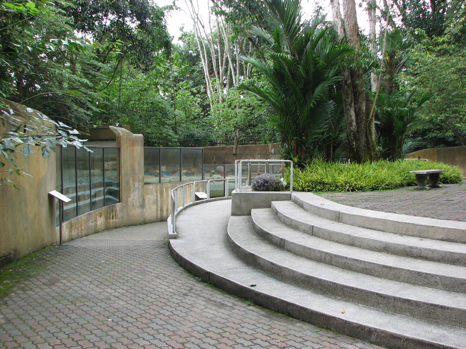 Zoo Negara Malaysia - Semi-circular small mammal row connected to the Small