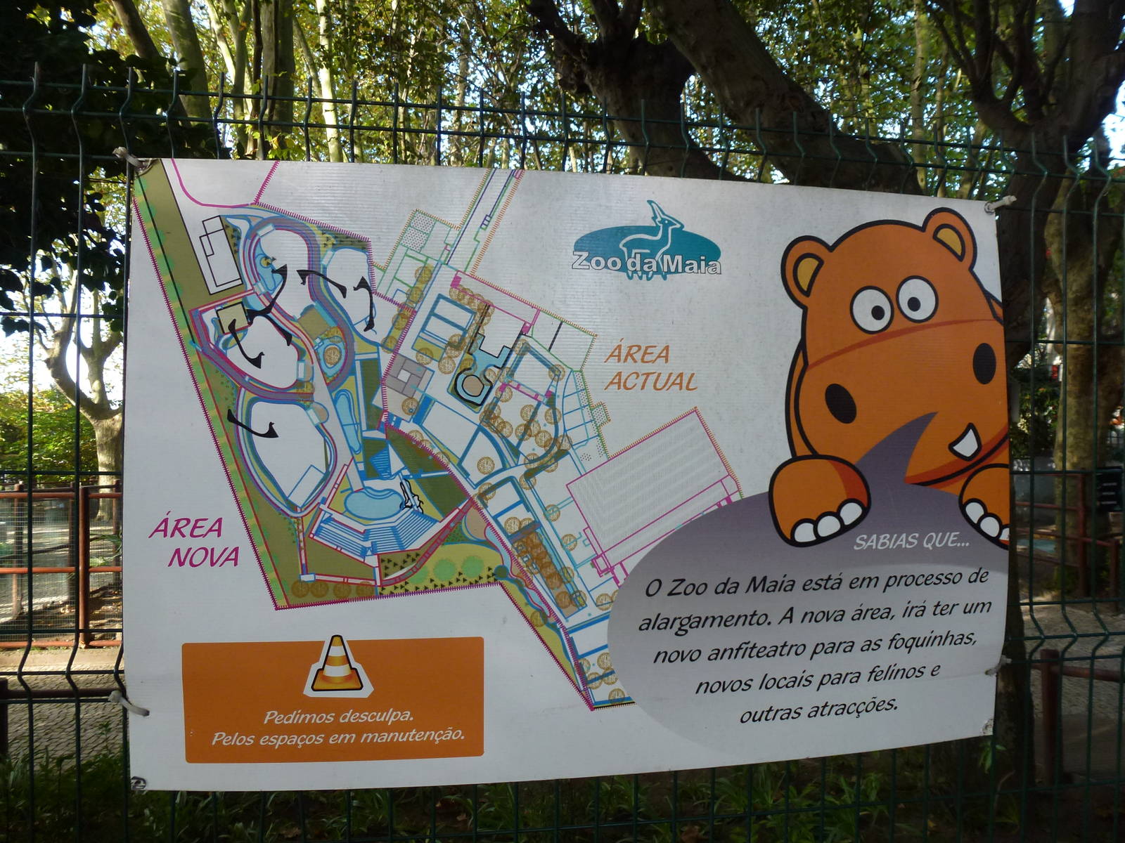 Zoo plan, November 2013.