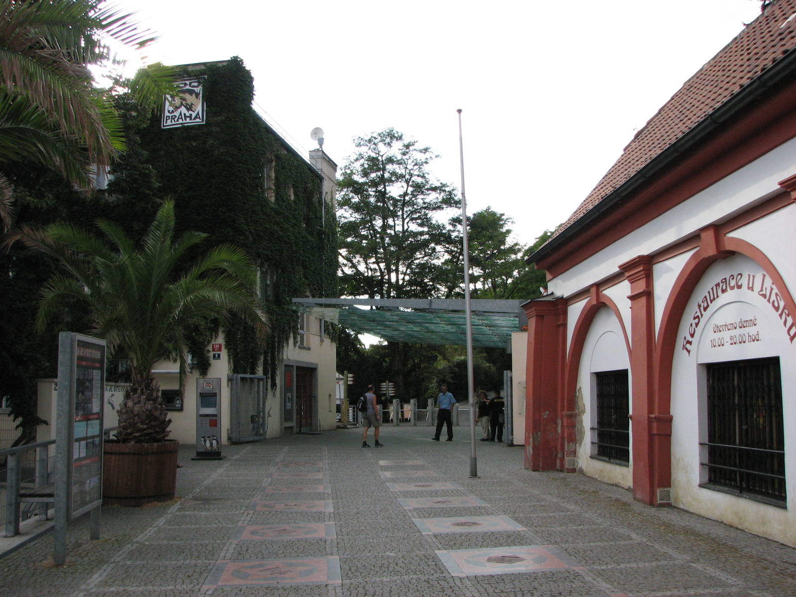 Zoo Praha - Entrance to Prague Zoo from a distance