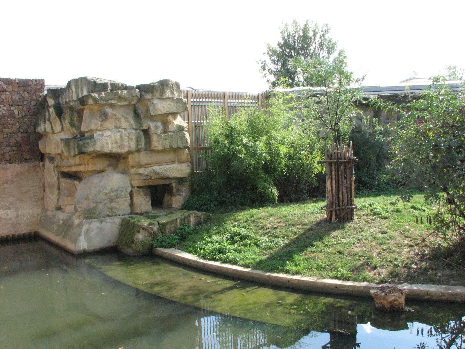 Zoo Praha - One part of the Sumatran Tiger exhibit