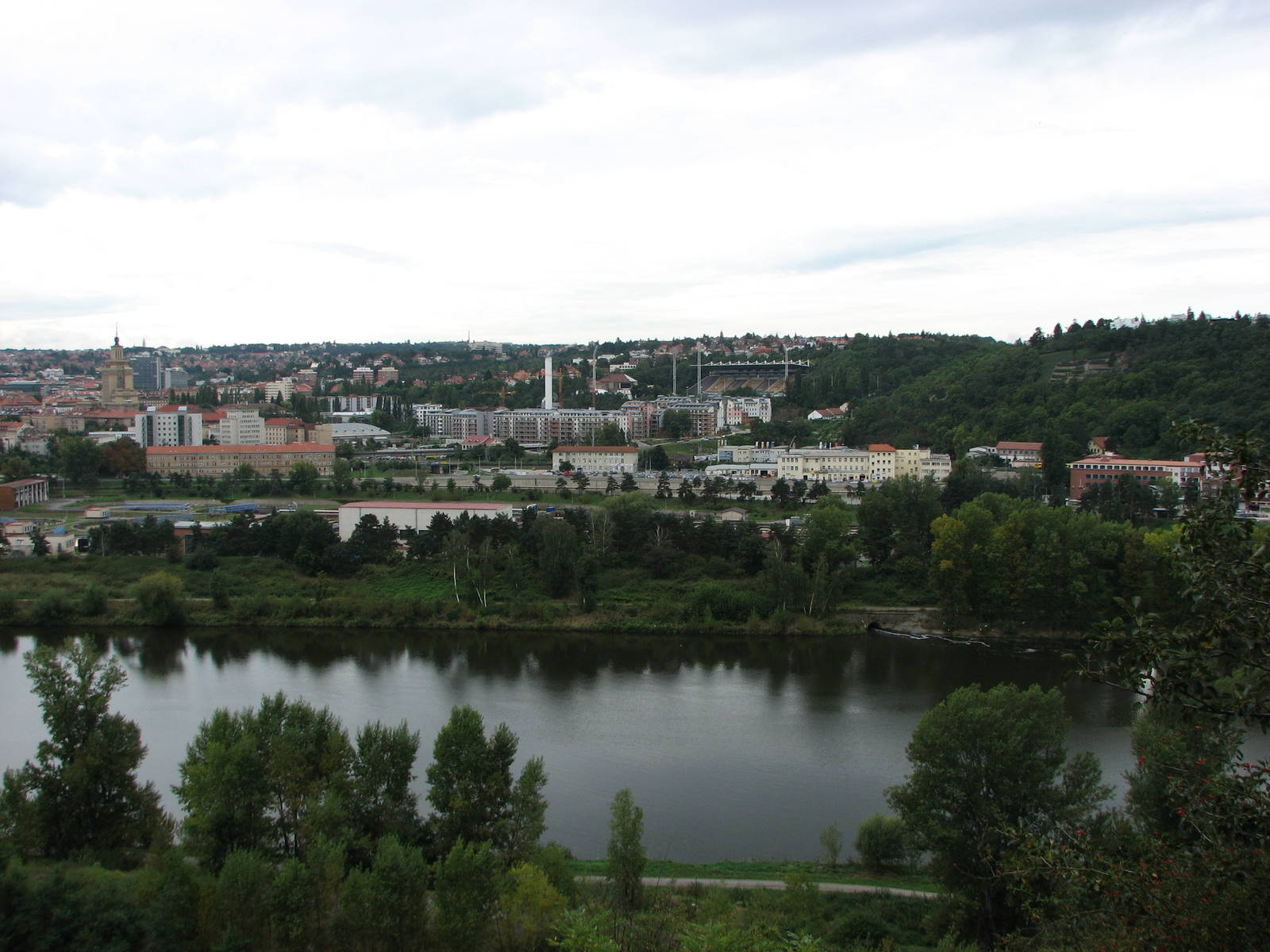 Zoo Praha - View towards the City of Prague from the Zoo