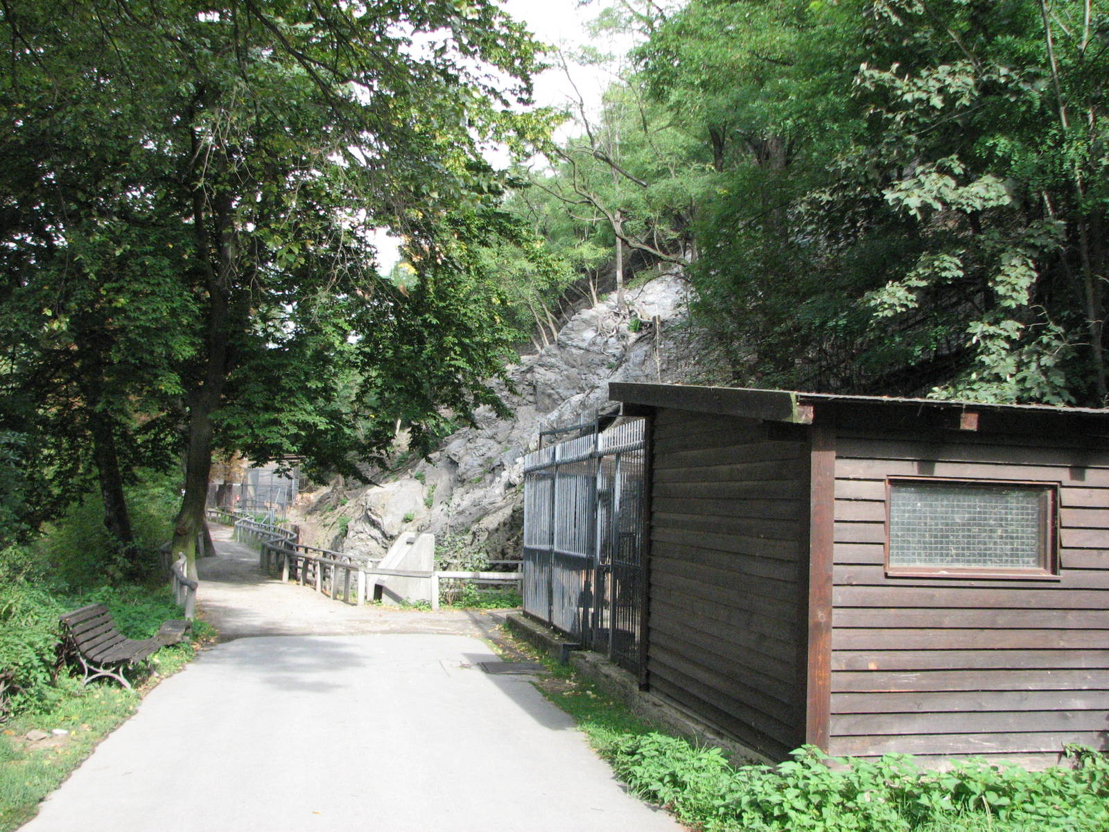 Zoo Praha - View towards the splendid goat exhibits