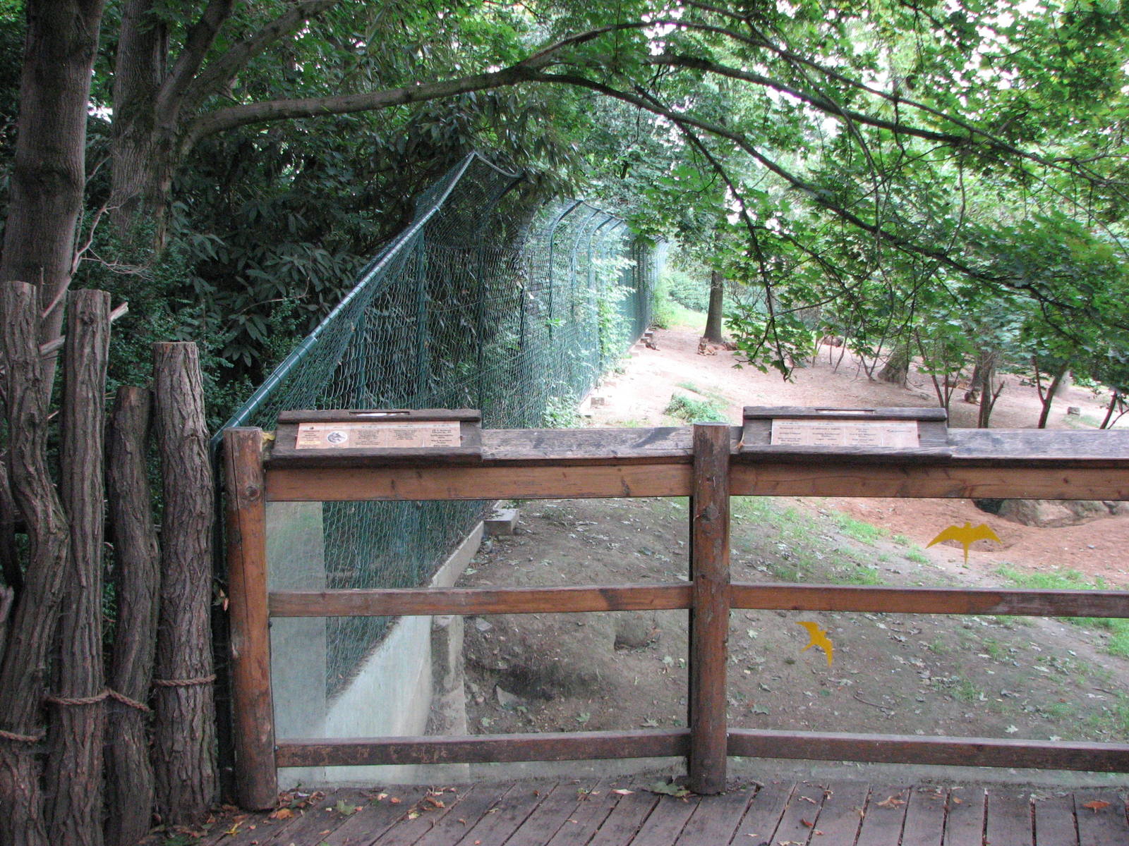 Zoo Praha - Wolf enclosure