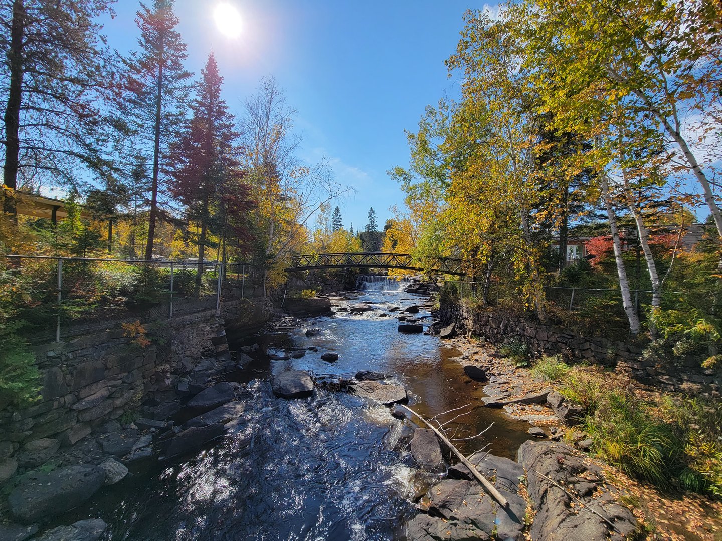 Zoo Sauvage 10/22 -  Another bridge over Rivière-aux-saumons