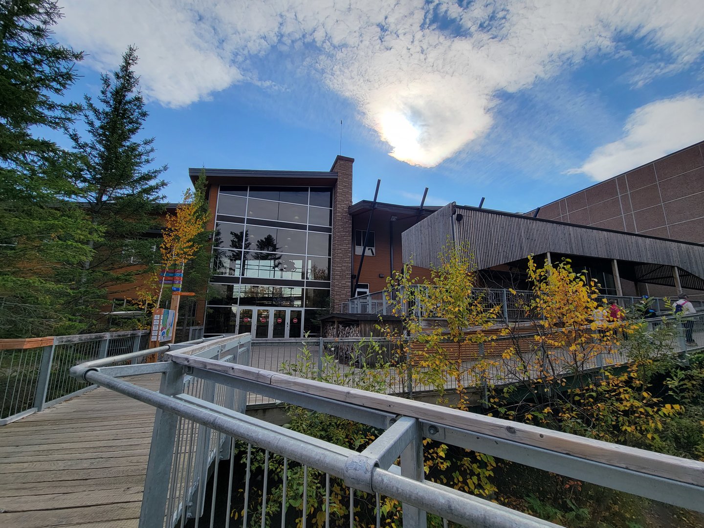 Zoo Sauvage 10/22 - Back of visitor's centre