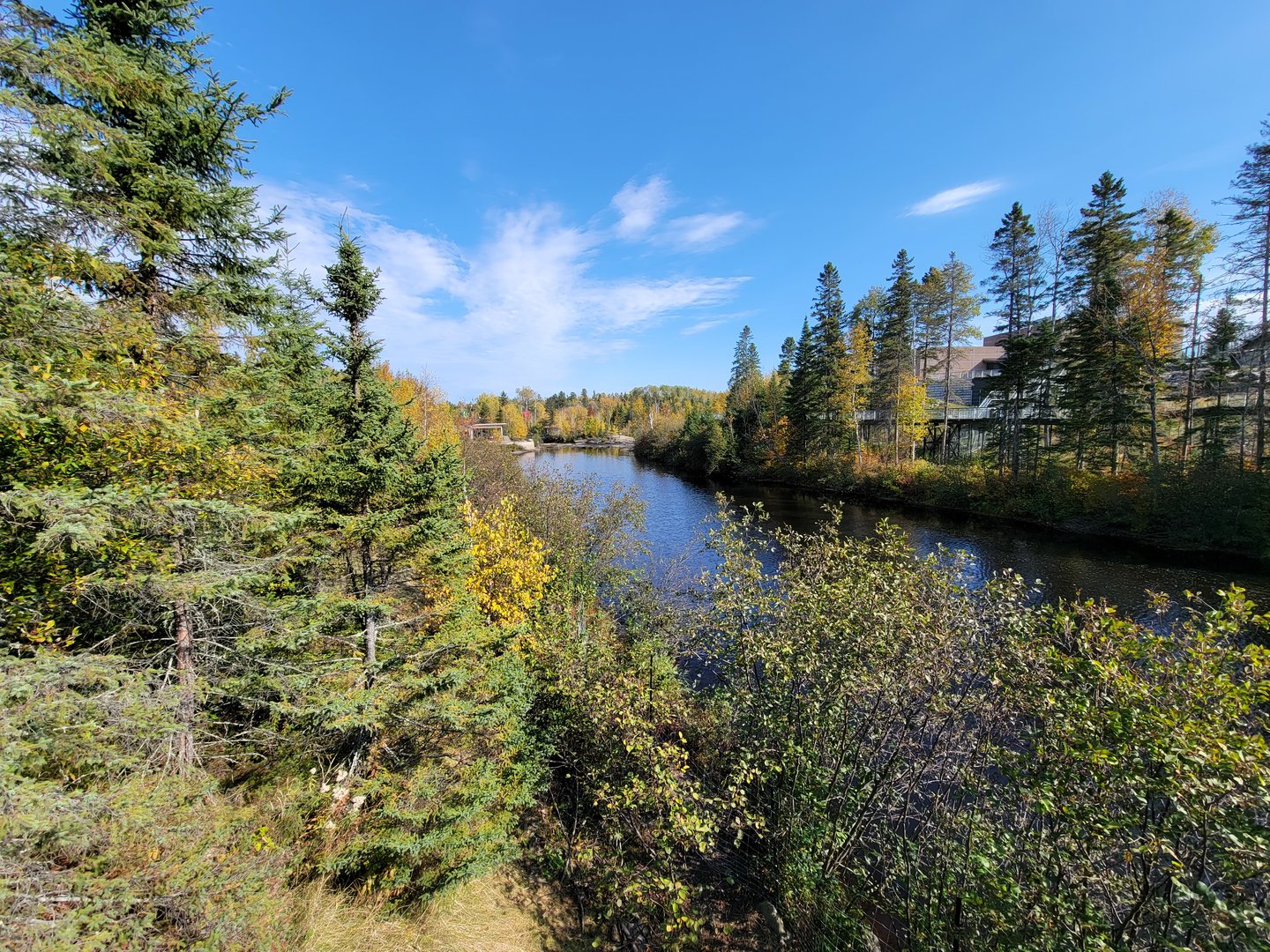 Zoo Sauvage 10/22 - Eastern Asia, Rivière au Saumon along path, Polar area to the right