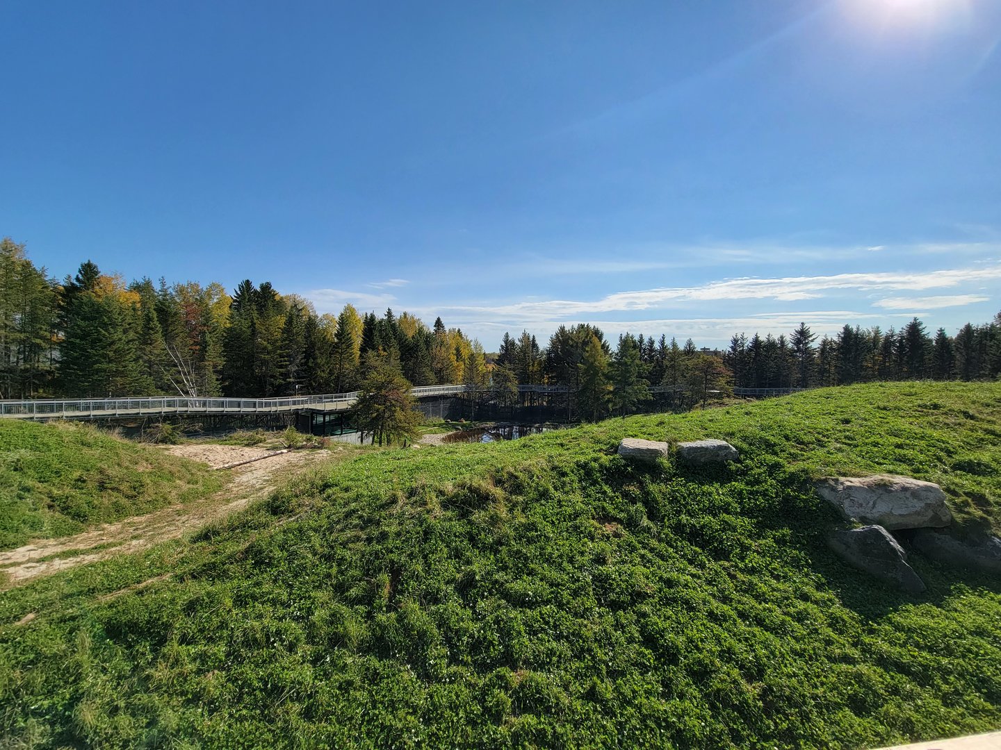 Zoo Sauvage 10/22 - Rocky Mountains, brown bear and bobcat exhibit