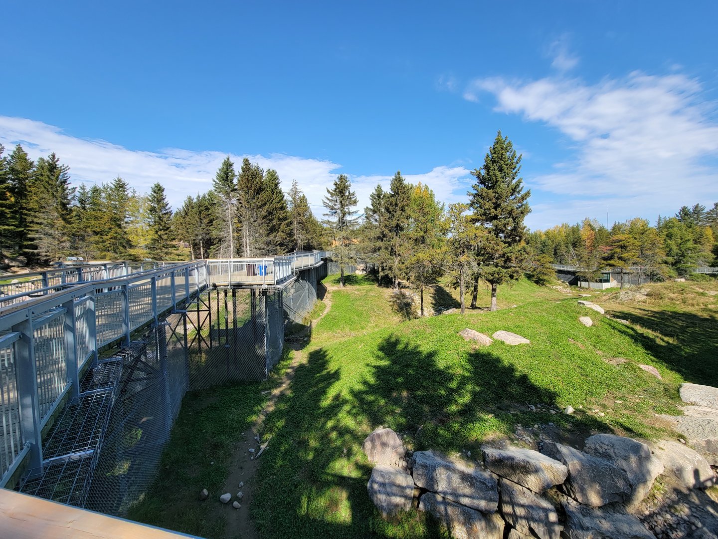 Zoo Sauvage 10/22 - Rocky Mountains, brown bear and bobcat exhibit