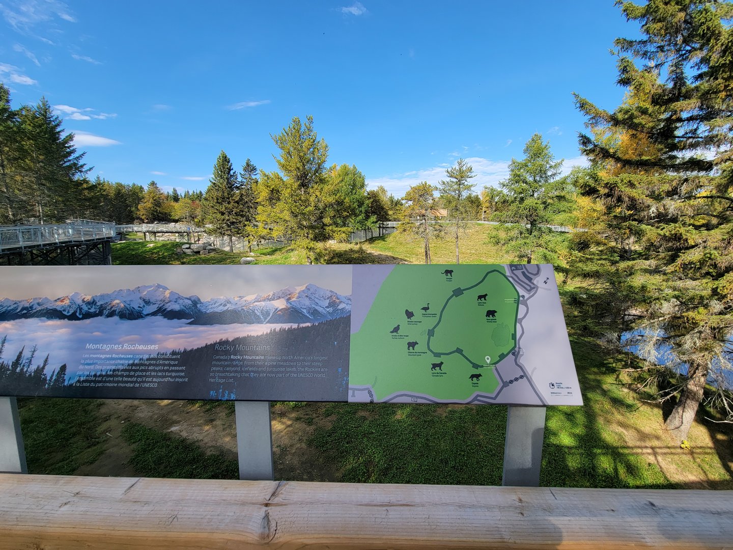 Zoo Sauvage 10/22 - Rocky Mountains, map