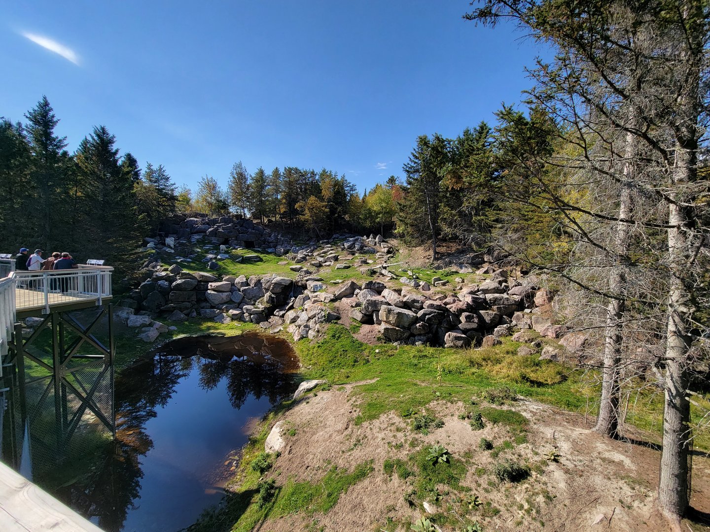 Zoo Sauvage 10/22 - Rocky Mountains, mountain goat exhibit